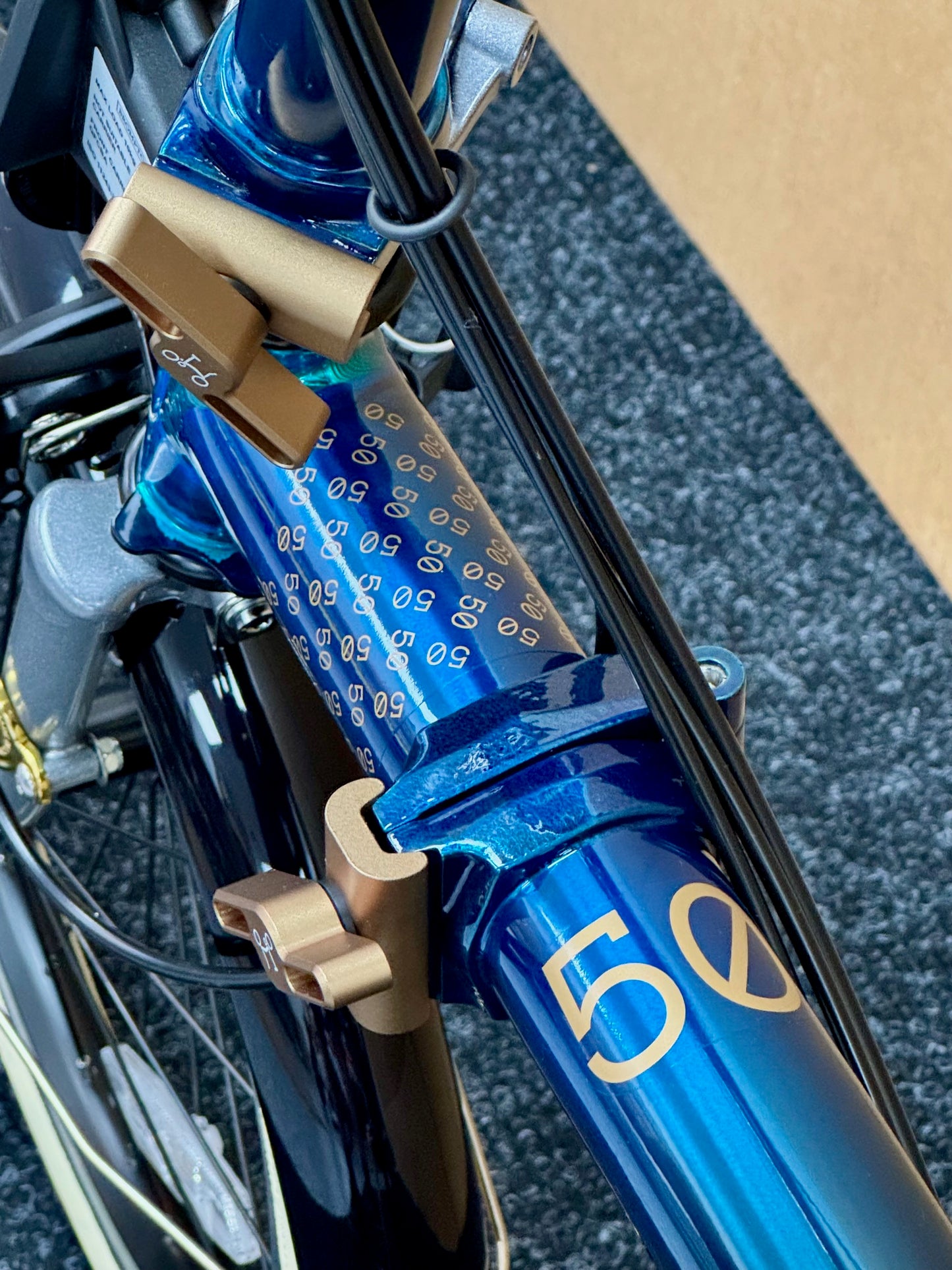 Brompton 1975 Anniversary Edition C Line 12-Speed Mid-HB
