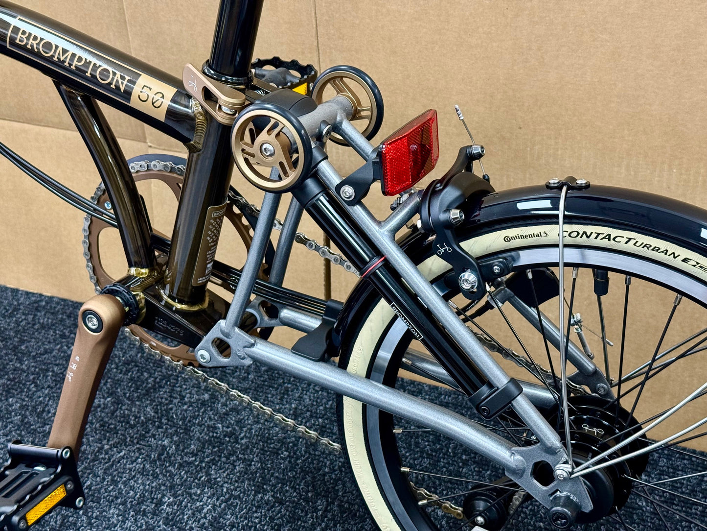Brompton 1975 Anniversary Edition C Line 12-Speed Mid-HB