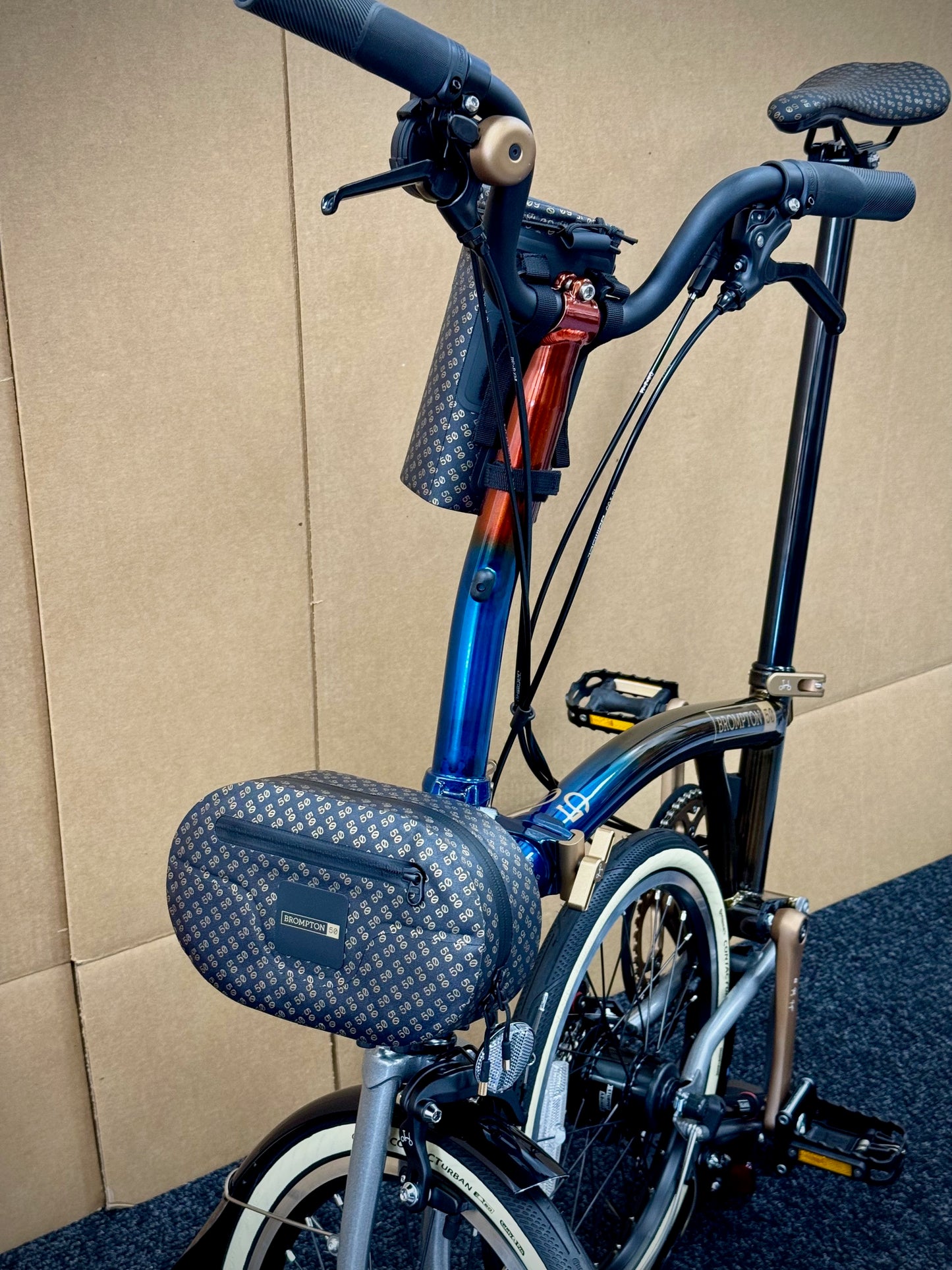 Brompton 1975 Anniversary Edition C Line 12-Speed Mid-HB