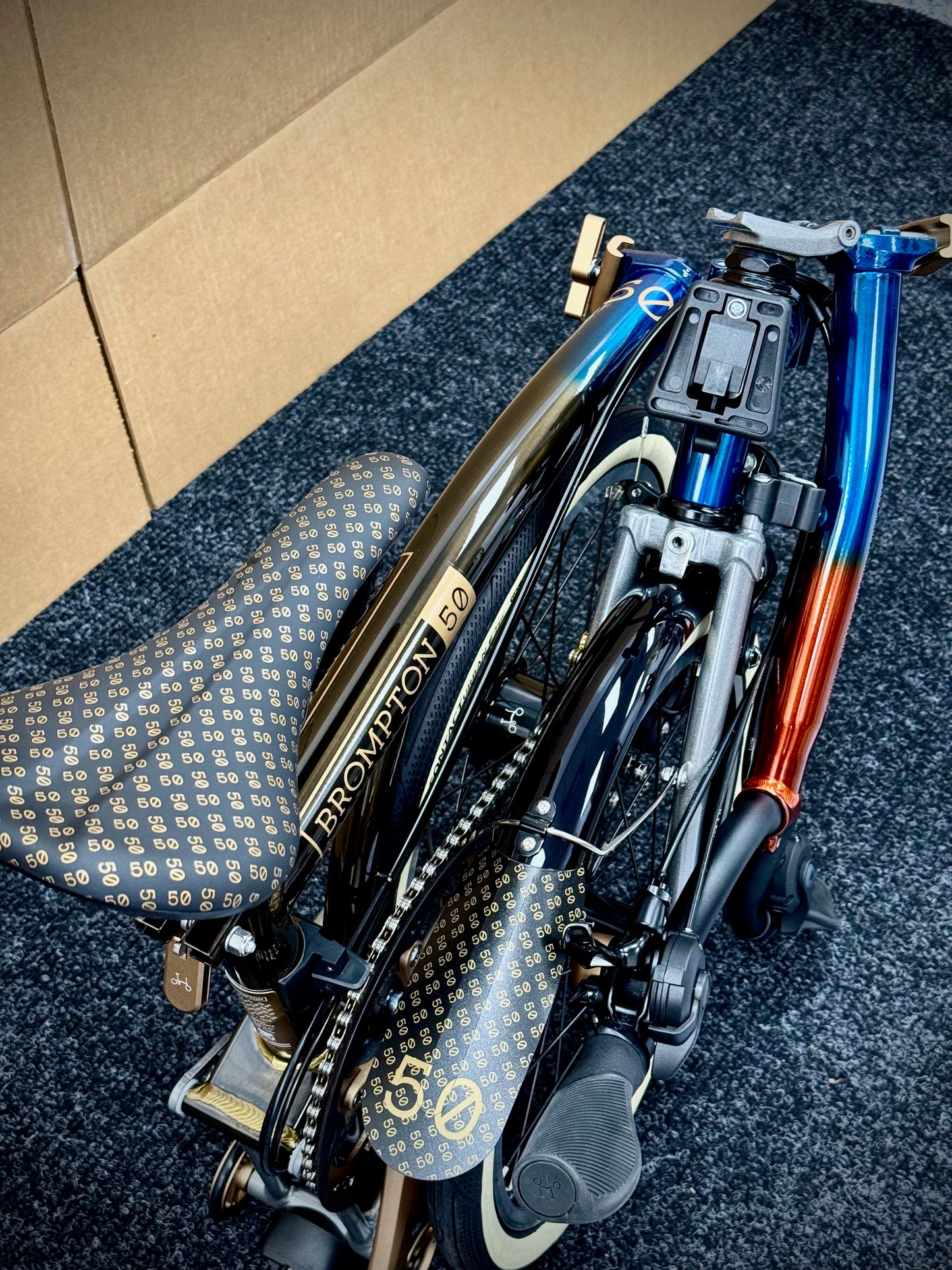Brompton 1975 Anniversary Edition C Line 12-Speed Mid-HB
