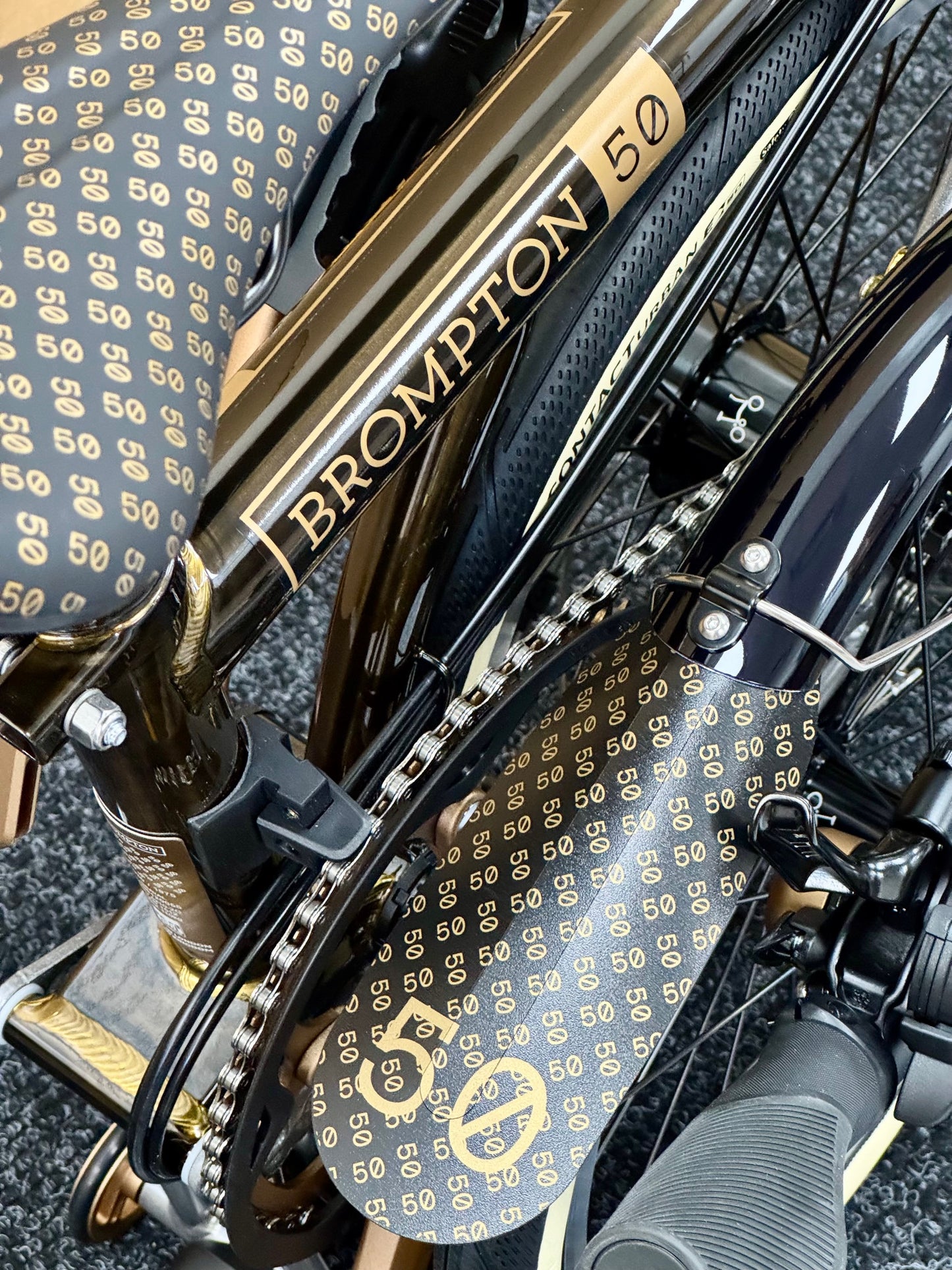 Brompton 1975 Anniversary Edition C Line 12-Speed Mid-HB