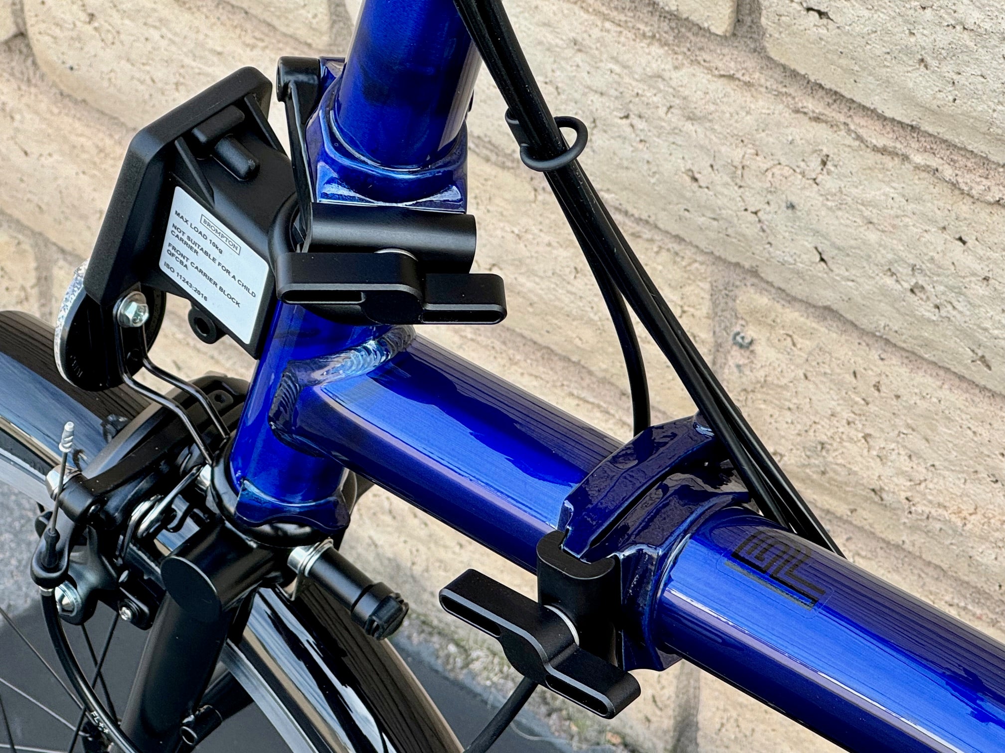 2024 Brompton Superlight P-Line Explore 12-Speed Mid-HB Bolt Blue Lacquer  (M12L)