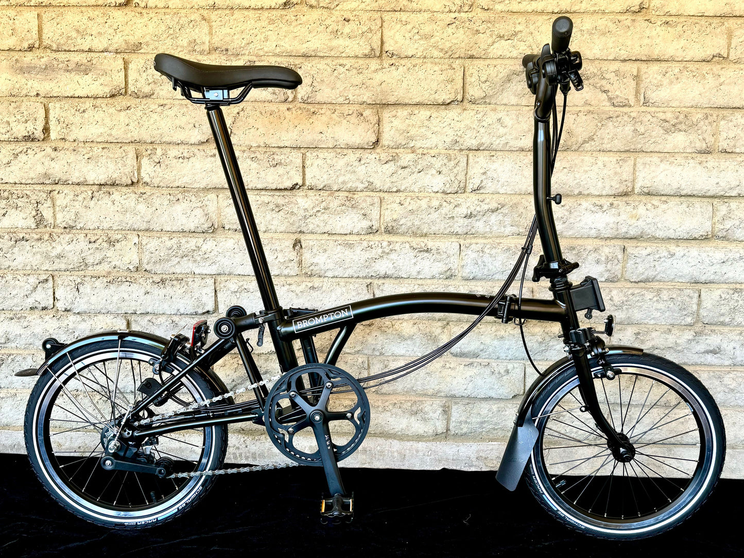 Brompton M6l Nickel Black Edition Brompton Brompton C Line 6-Speed
