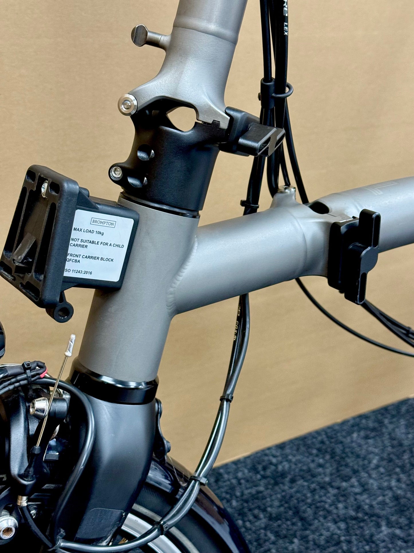 Brompton Pre-Owned T Line 12-Speed Mid-HB Titanium