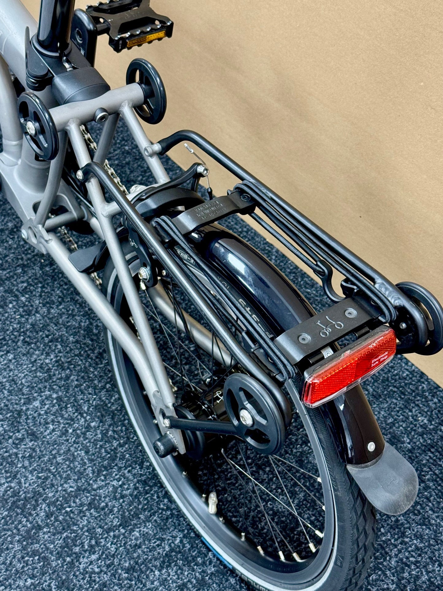 Brompton Pre-Owned T Line 12-Speed Mid-HB Titanium