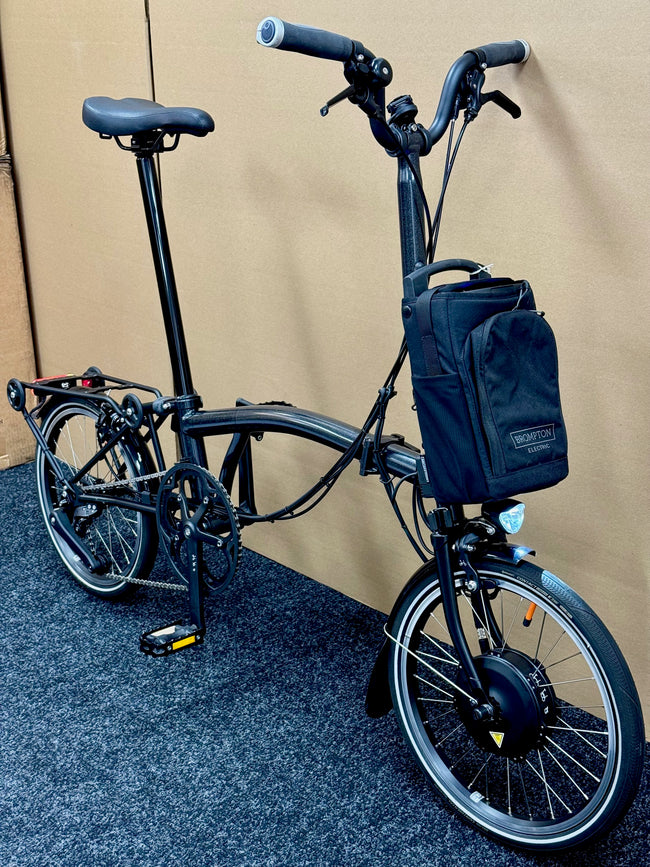 Brompton Pre-Owned P Line 4-Speed Electric Black Metallic
