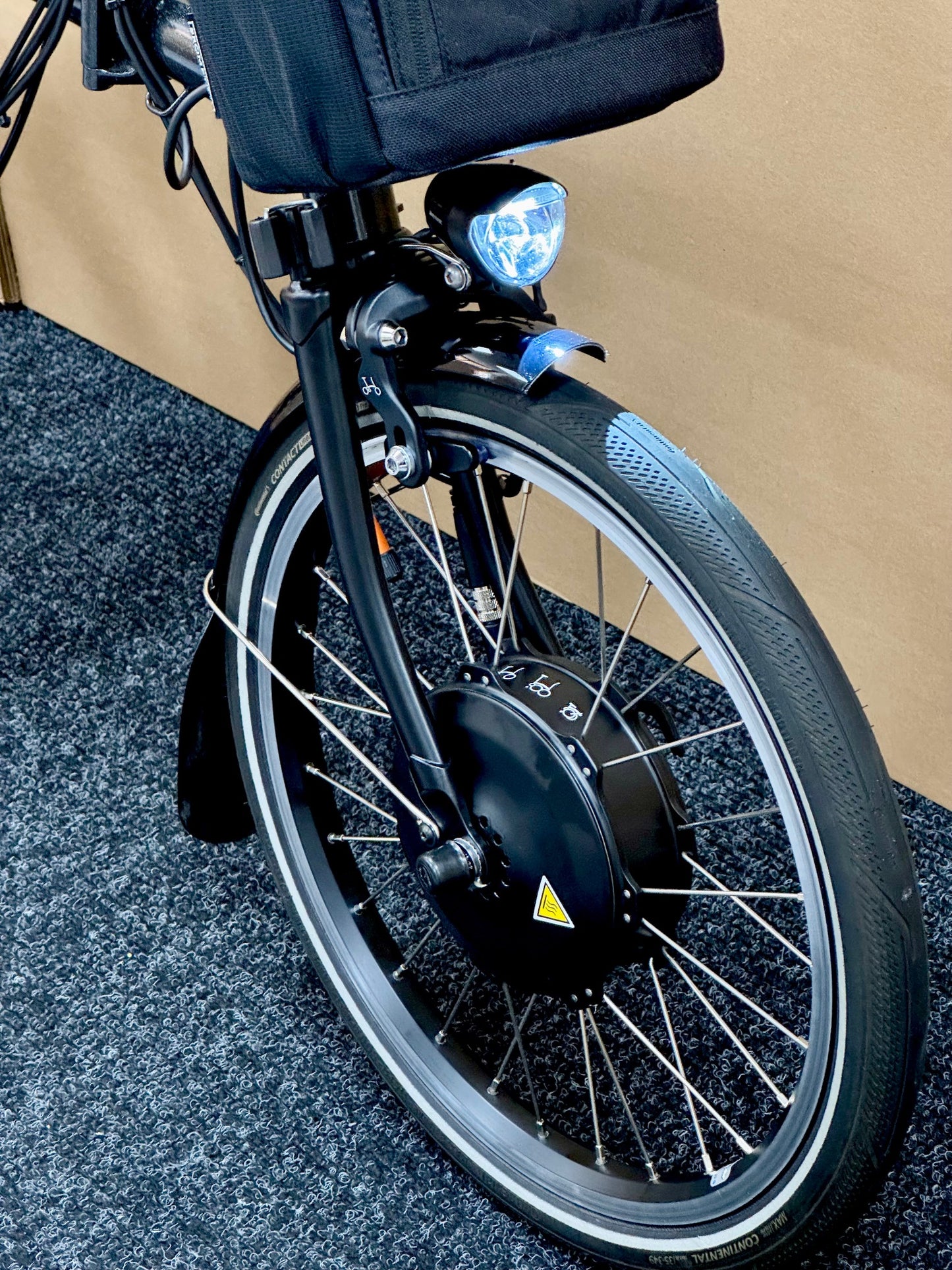 Brompton Pre-Owned P Line 4-Speed Electric Black Metallic