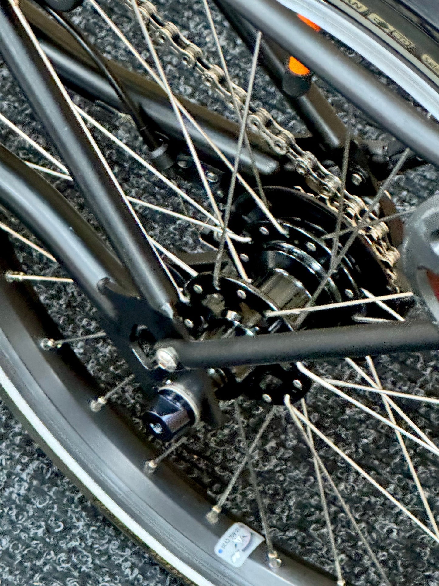 Brompton Pre-Owned P Line 4-Speed Electric Black Metallic