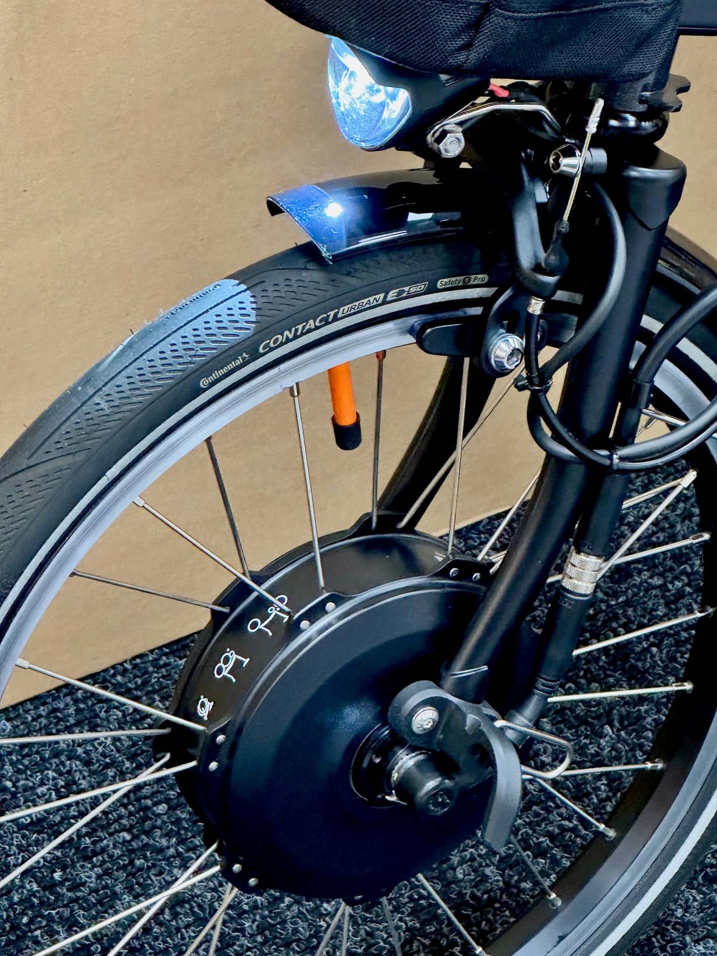 Brompton Pre-Owned P Line 4-Speed Electric Black Metallic