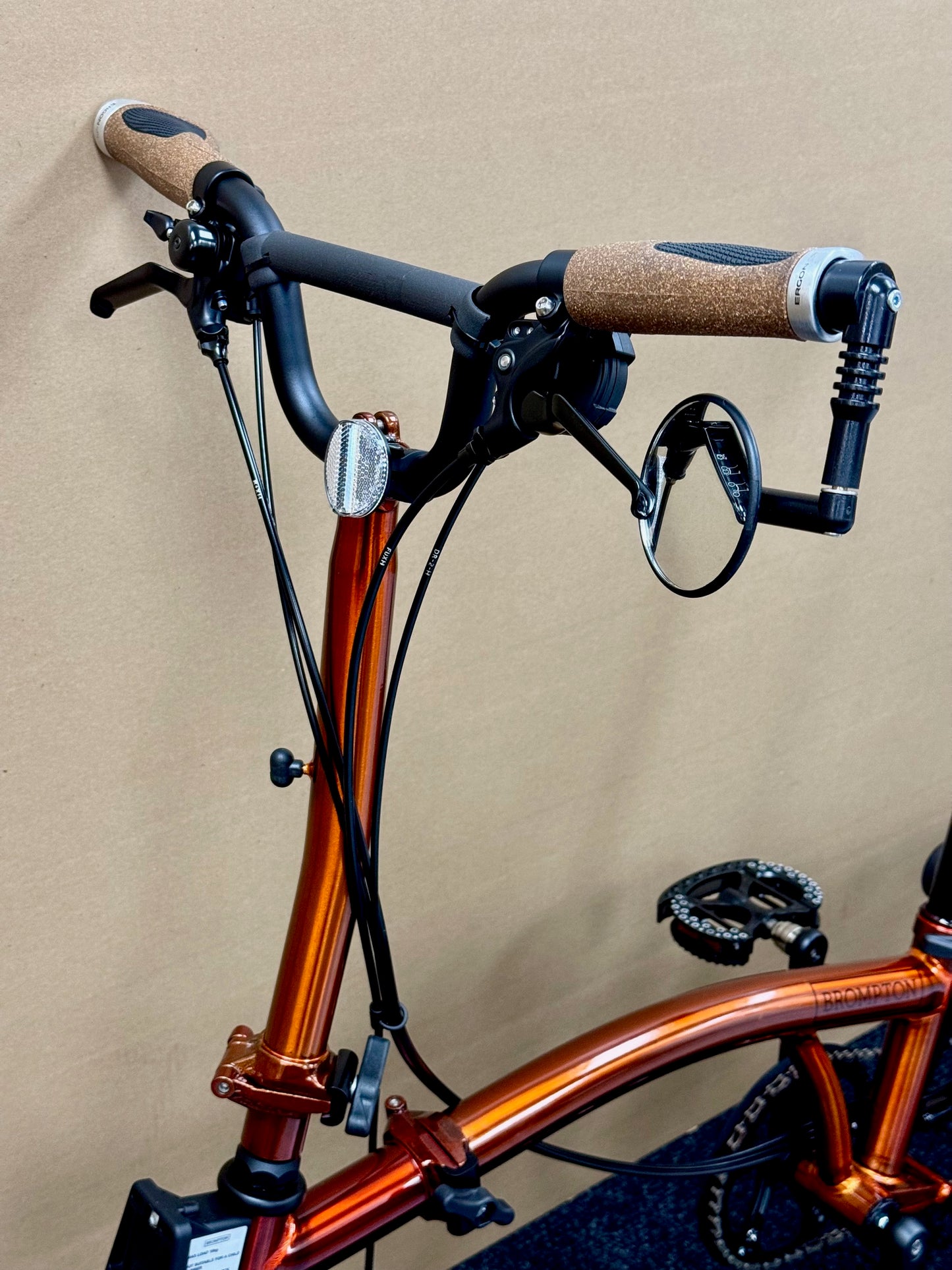 Brompton Pre-Owned Superlight High-HB 6-Speed Flame Lacquer