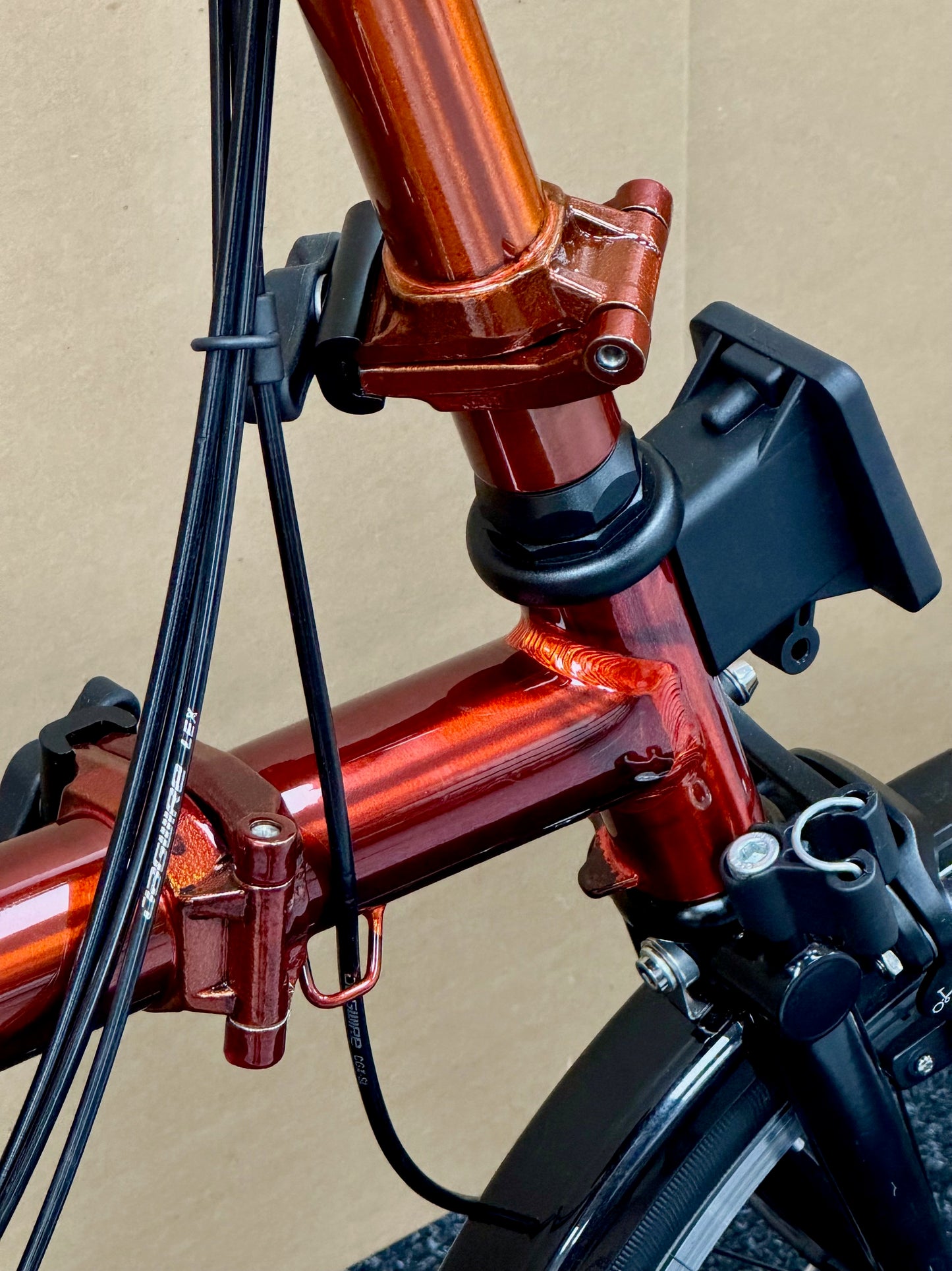 Brompton Pre-Owned Superlight High-HB 6-Speed Flame Lacquer