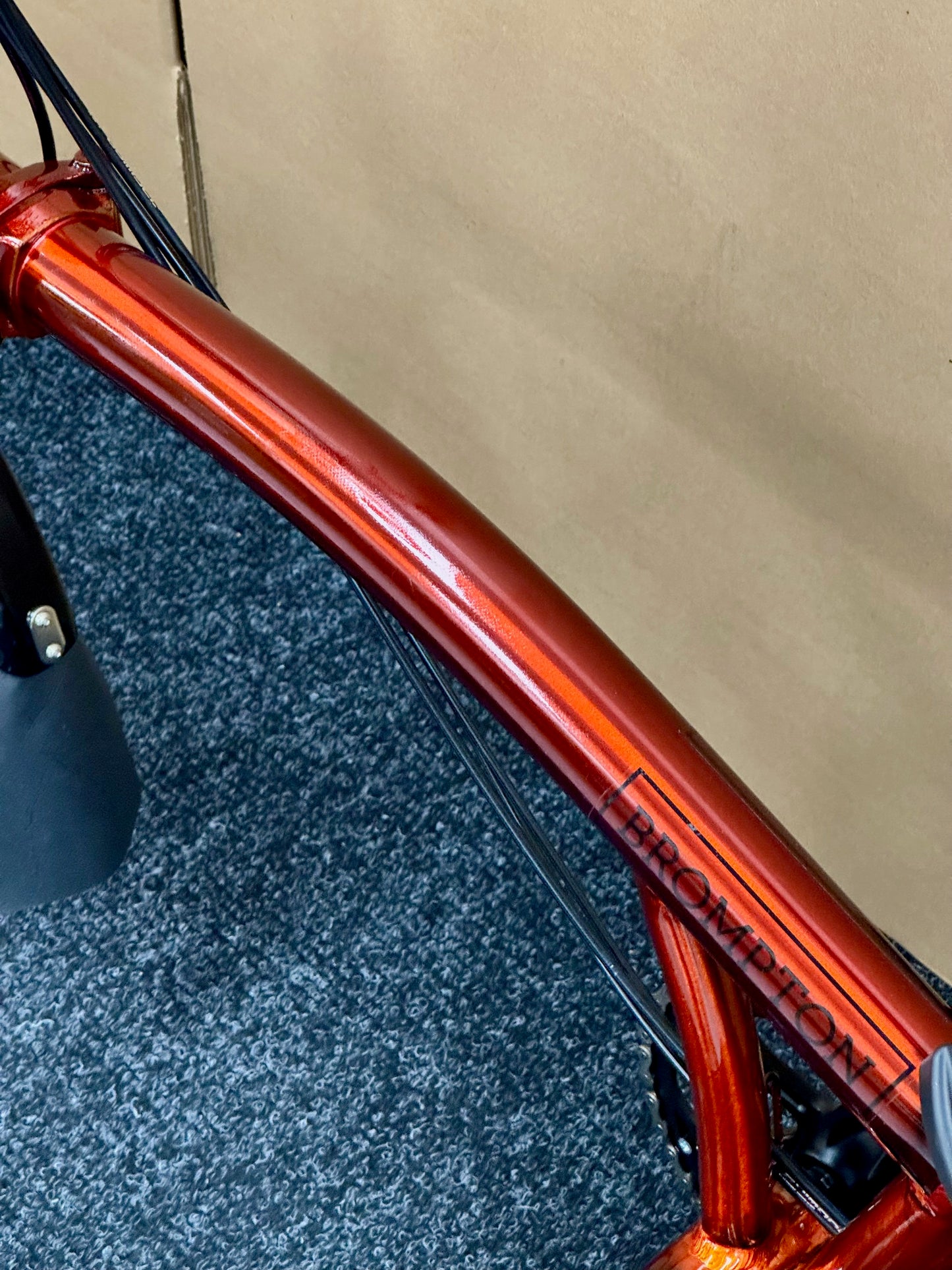 Brompton Pre-Owned Superlight High-HB 6-Speed Flame Lacquer