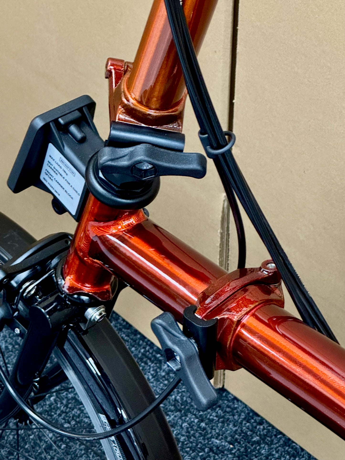 Brompton Pre-Owned Superlight High-HB 6-Speed Flame Lacquer