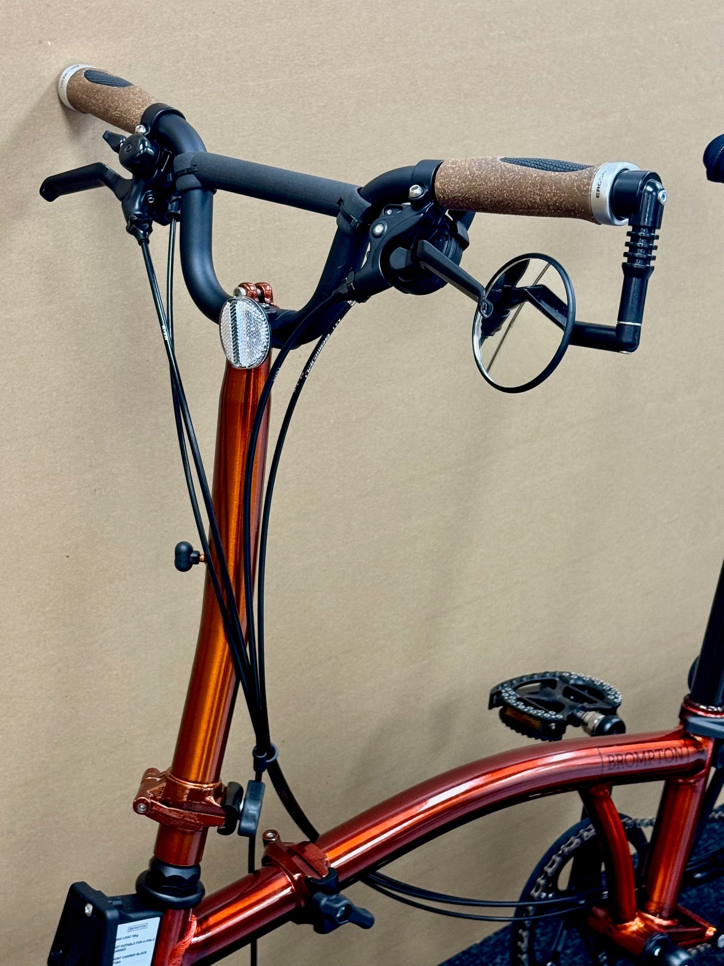 Brompton Pre-Owned Superlight High-HB 6-Speed Flame Lacquer