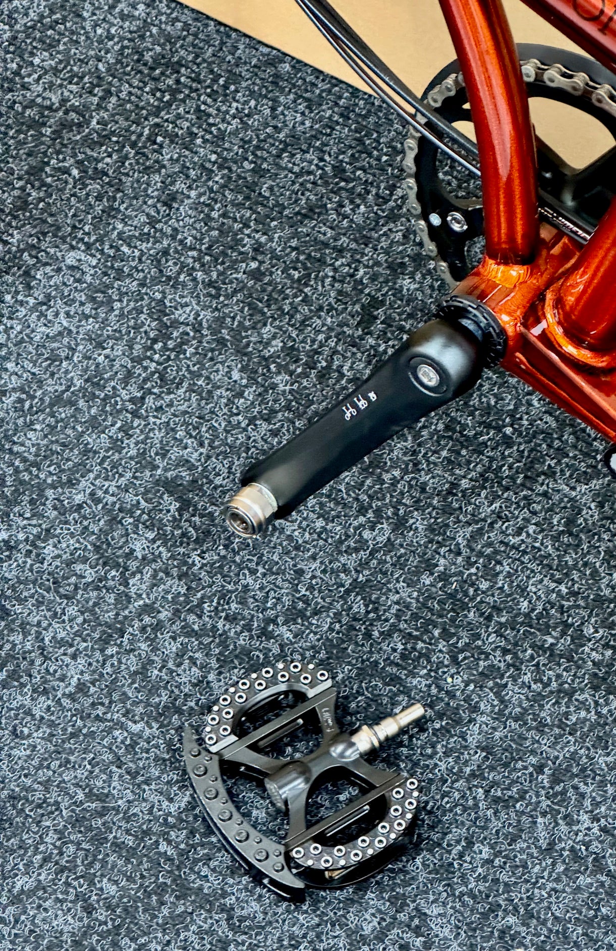 Brompton Pre-Owned Superlight High-HB 6-Speed Flame Lacquer