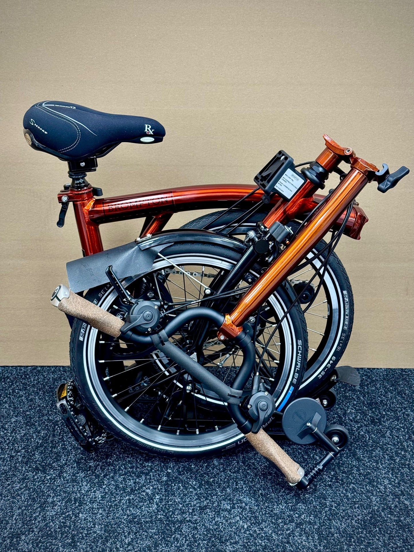 Brompton Pre-Owned Superlight High-HB 6-Speed Flame Lacquer