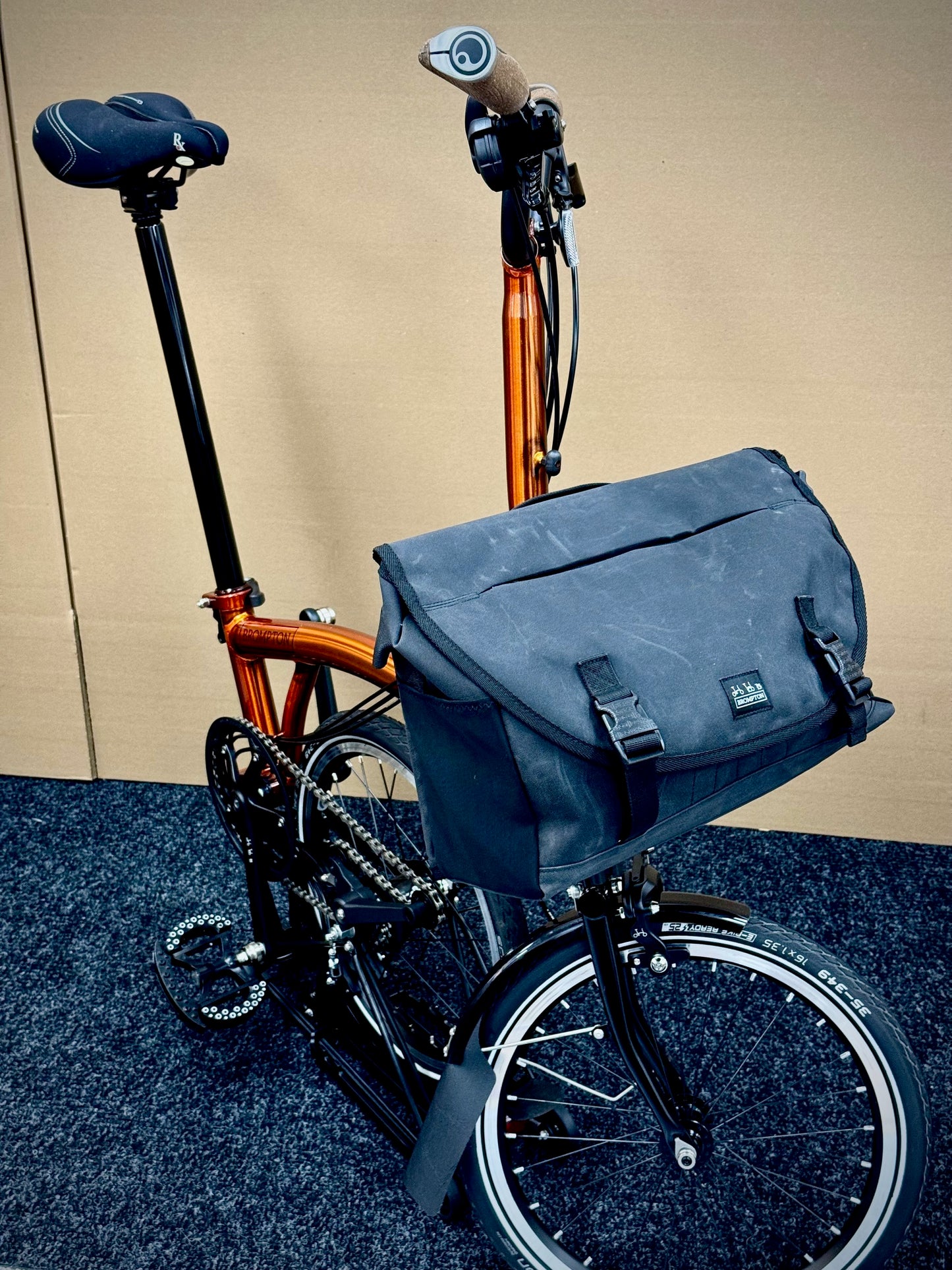 Brompton Pre-Owned Superlight High-HB 6-Speed Flame Lacquer