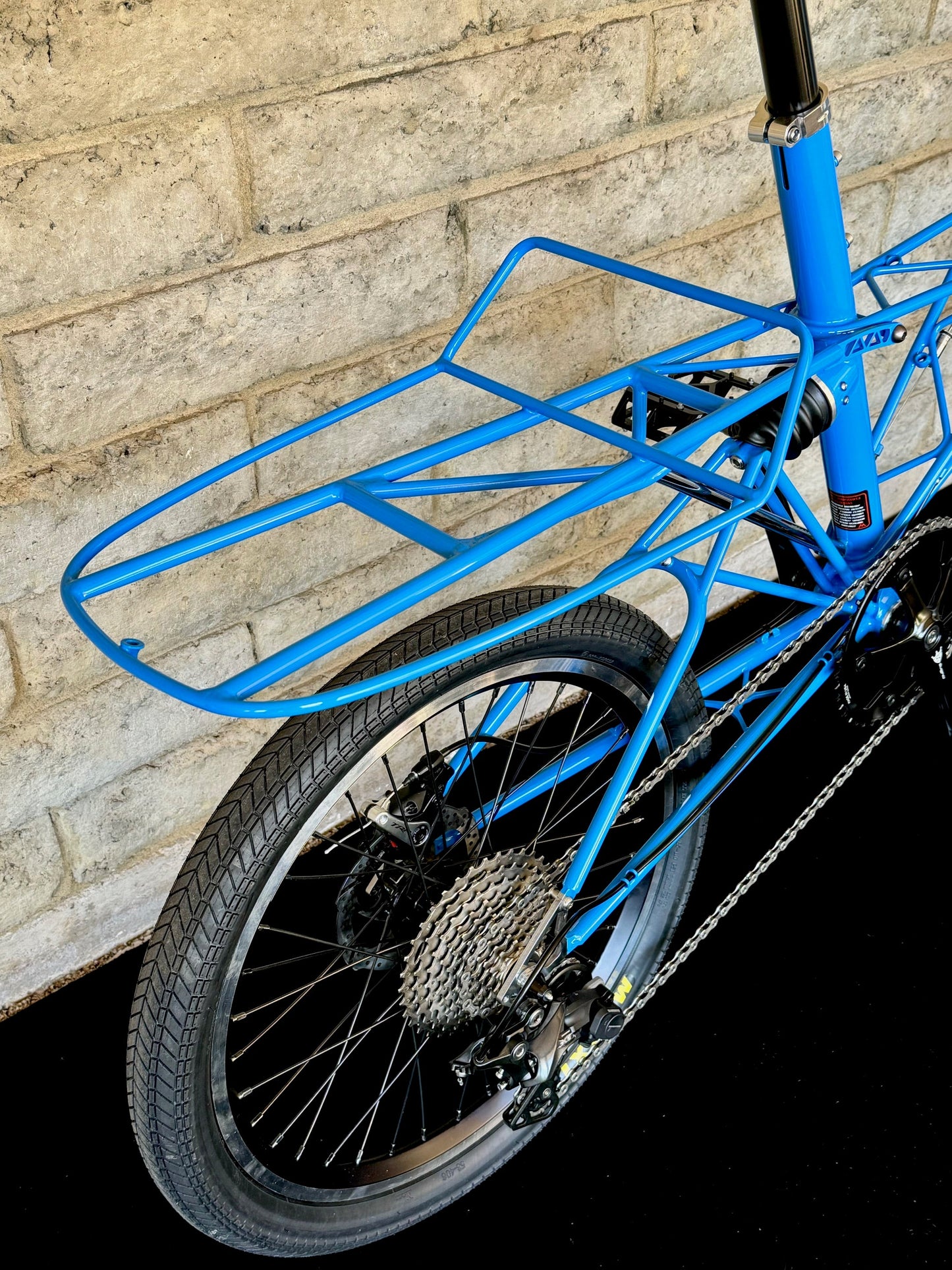 Moulton XTB Large Rear Platform Rack Bugatti Blue