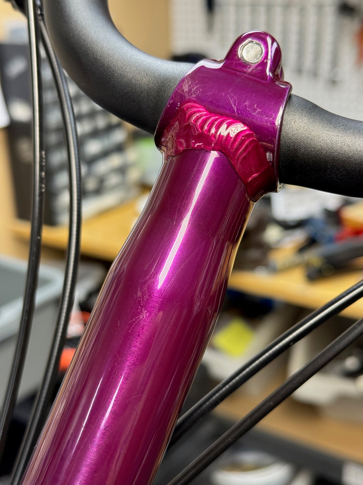 Brompton C Line High-HB Amethyst Lacquer "Mini-Marred"