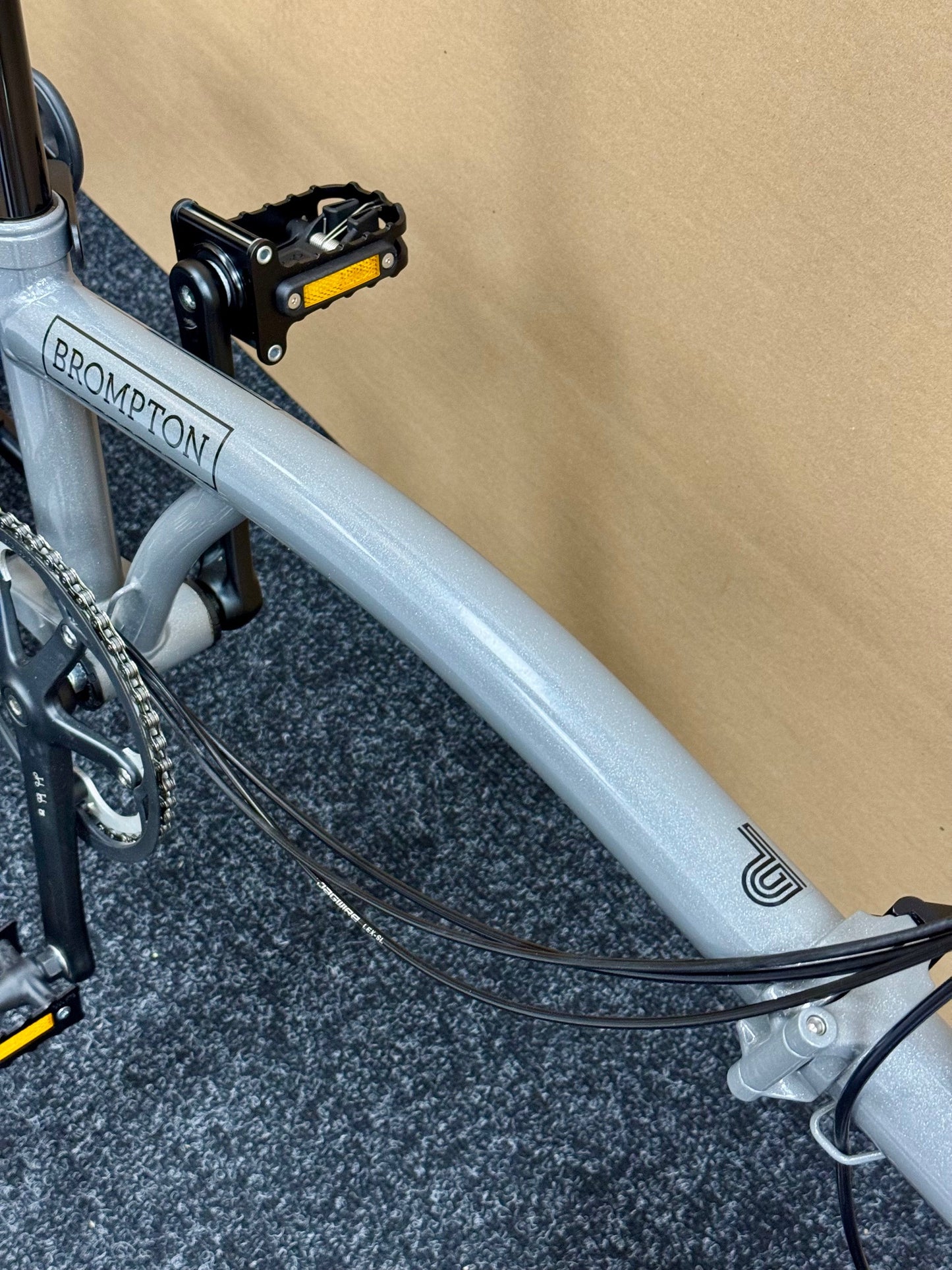 Brompton Pre-Owned P Line 12-Speed High-HB Grey Metallic