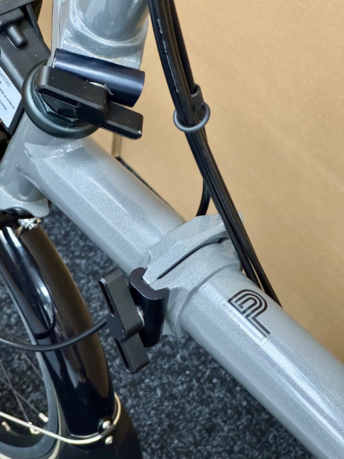 Brompton Pre-Owned P Line 12-Speed High-HB Grey Metallic