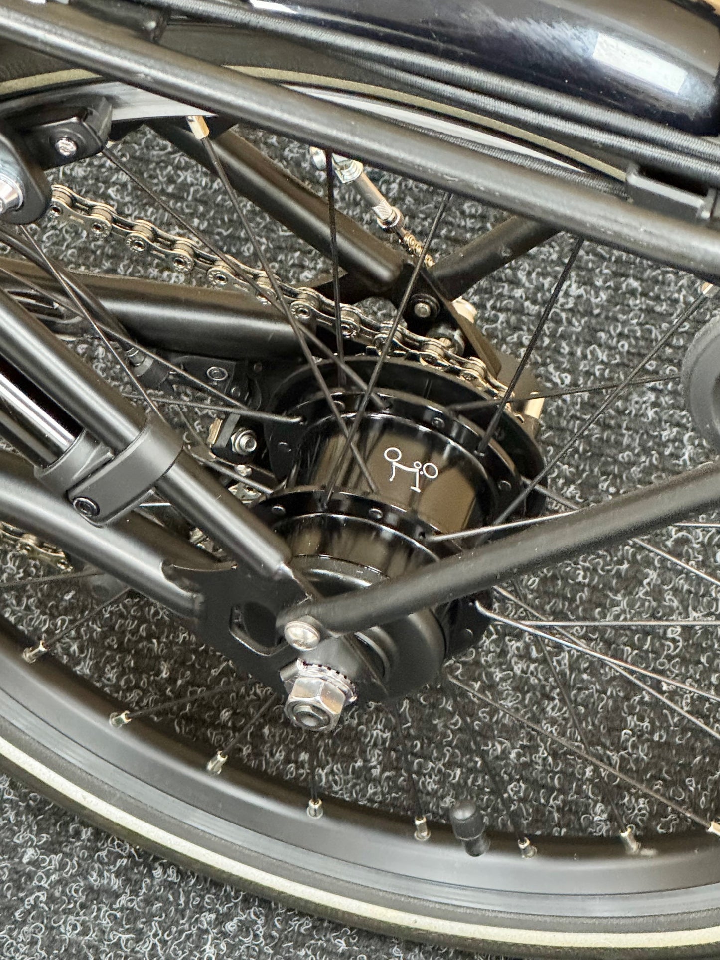 Brompton Pre-Owned P Line 12-Speed High-HB Grey Metallic