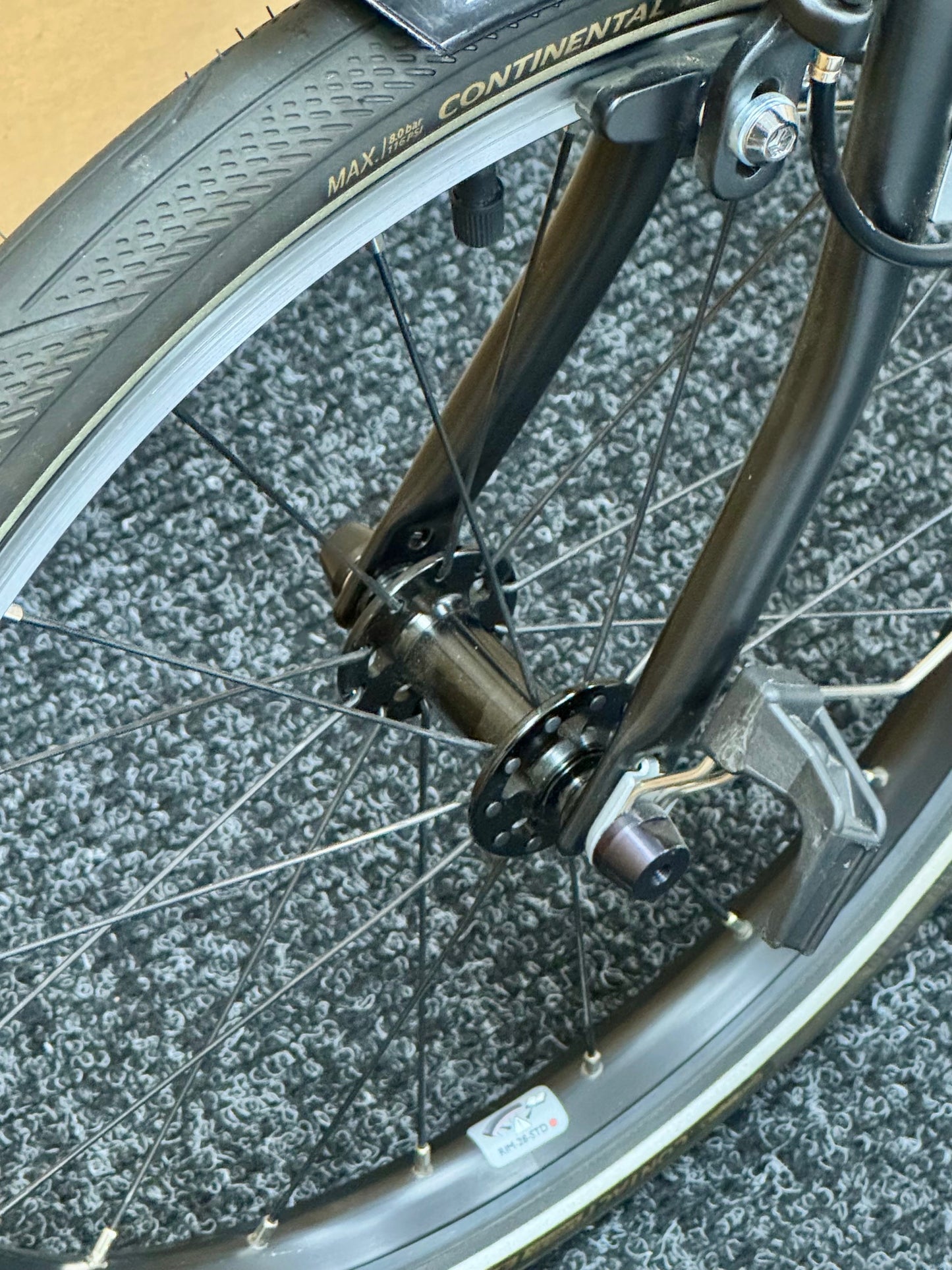 Brompton Pre-Owned P Line 12-Speed High-HB Grey Metallic