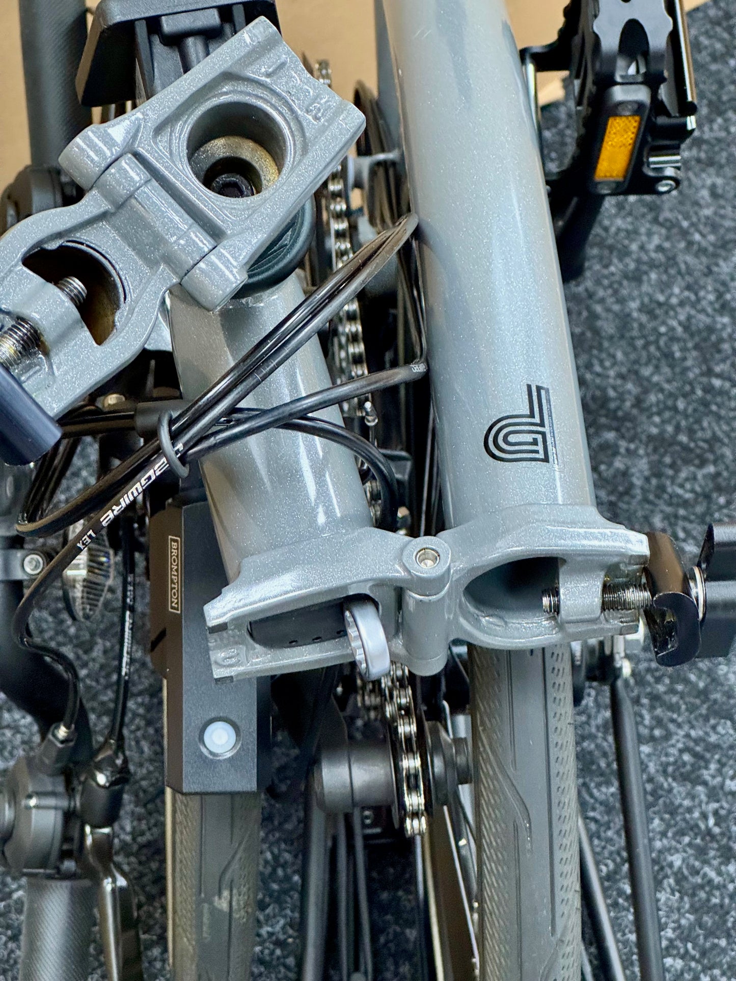 Brompton Pre-Owned P Line 12-Speed High-HB Grey Metallic