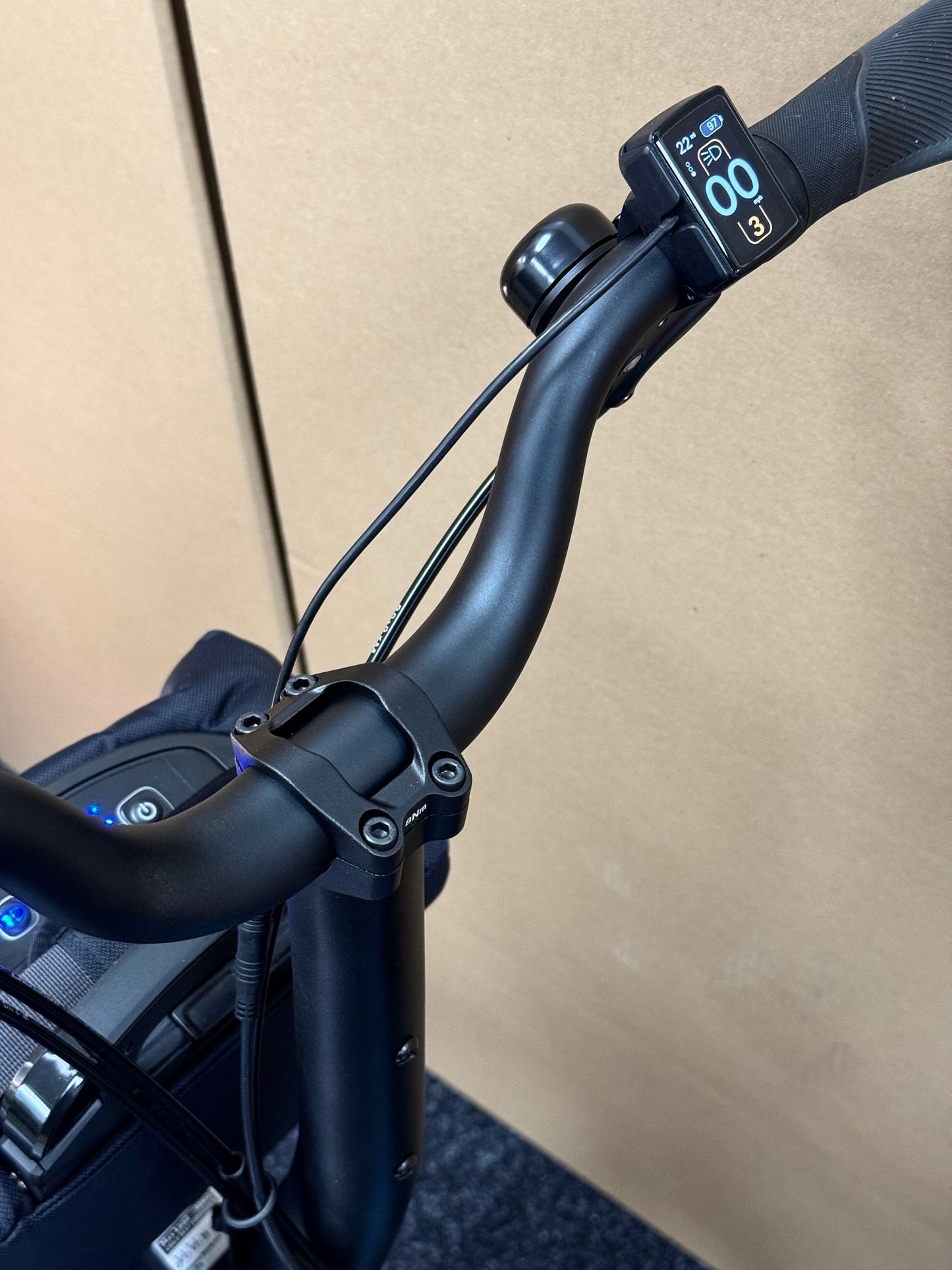 Brompton P Line Electric 4-Speed Mid-HB with e-Motiq System, Cloud Metallic