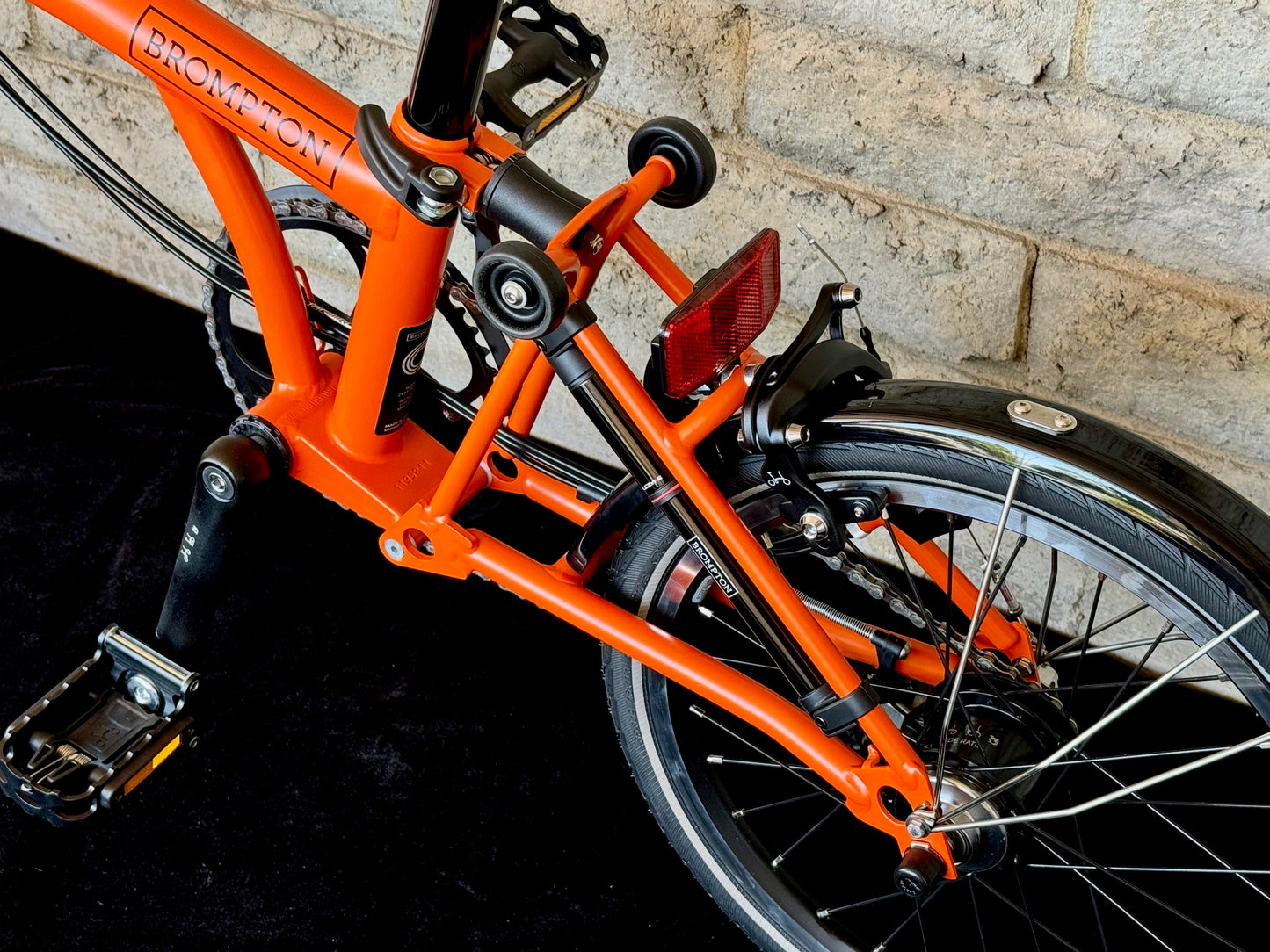 Brompton C-Line Explore Mid-HB Sunset Orange (M6L)