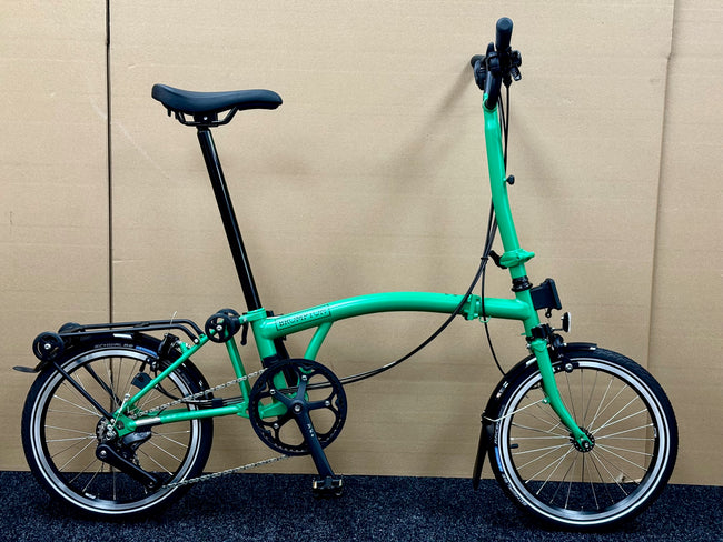 Brompton C Line 12-Speed High-HB Palm Green w/Roller Rack