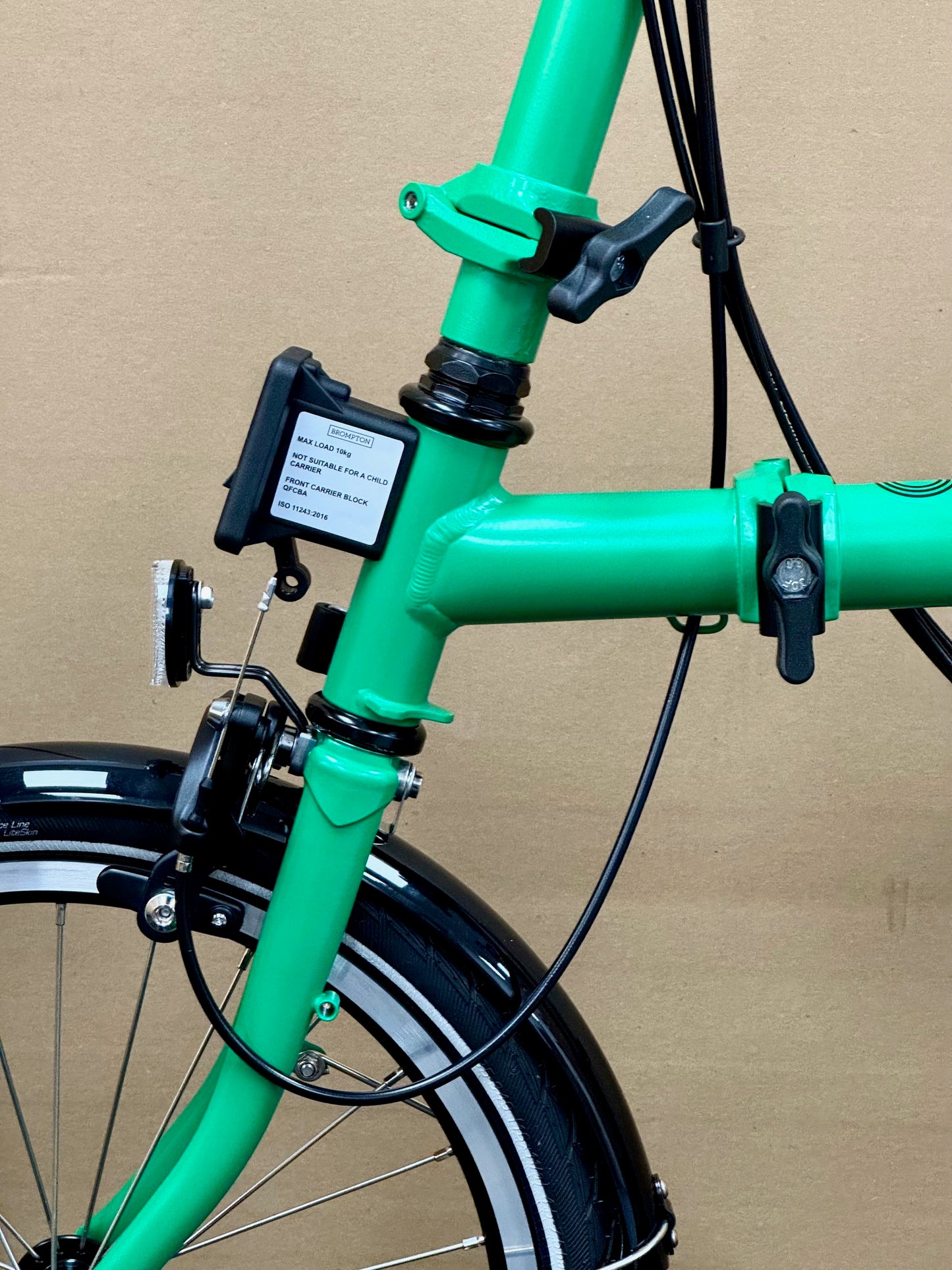 Brompton C Line 12-Speed High-HB Palm Green w/Roller Rack