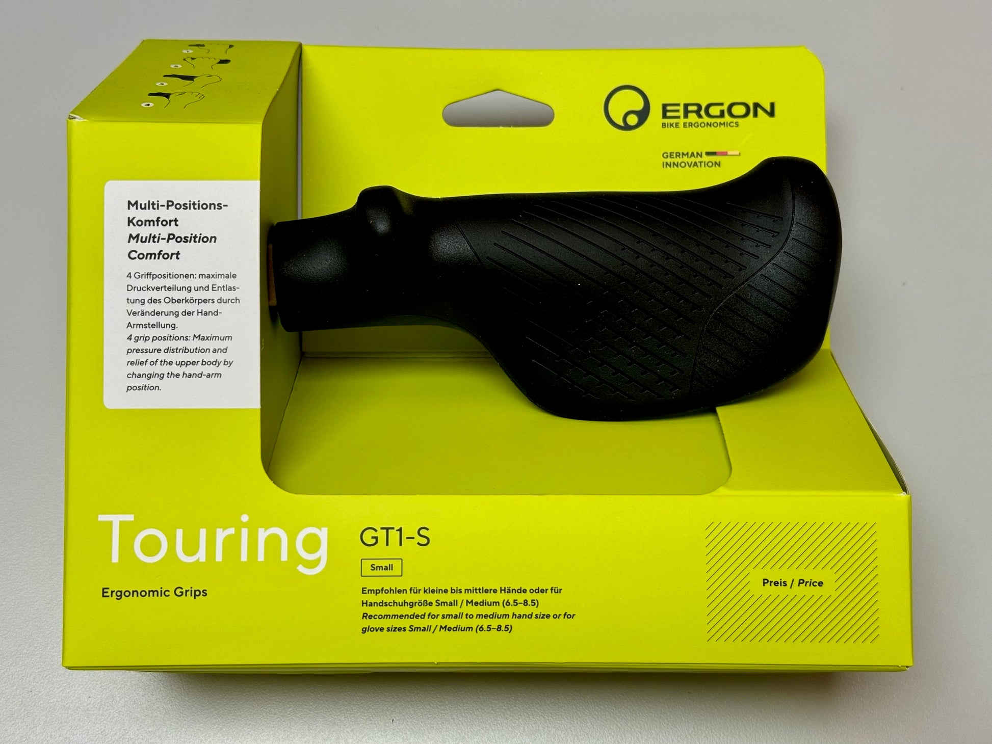 ERGON Grips GT1-L Per Manubrio Bici - Unisex, Nero | Impugnature Ergonomiche - Foto 2