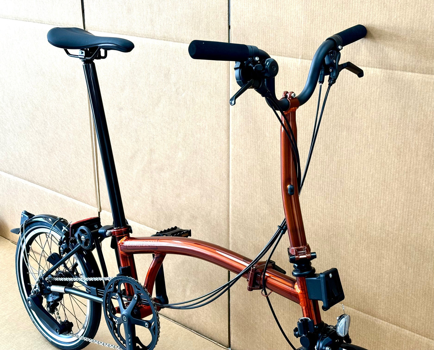 Brompton P-Line Explore 12-Speed Mid-HB Flame Lacquer (M12L)