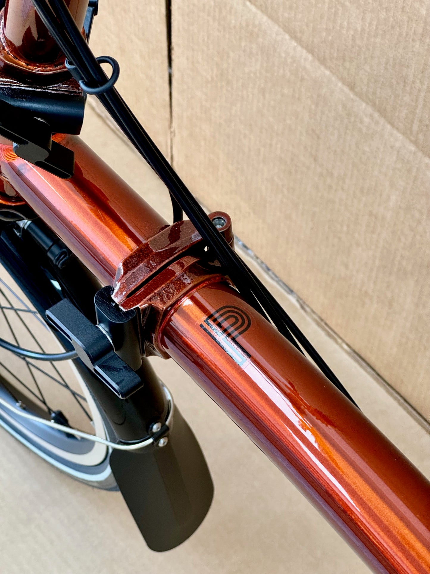 Brompton P-Line Explore 12-Speed Mid-HB Flame Lacquer (M12L)