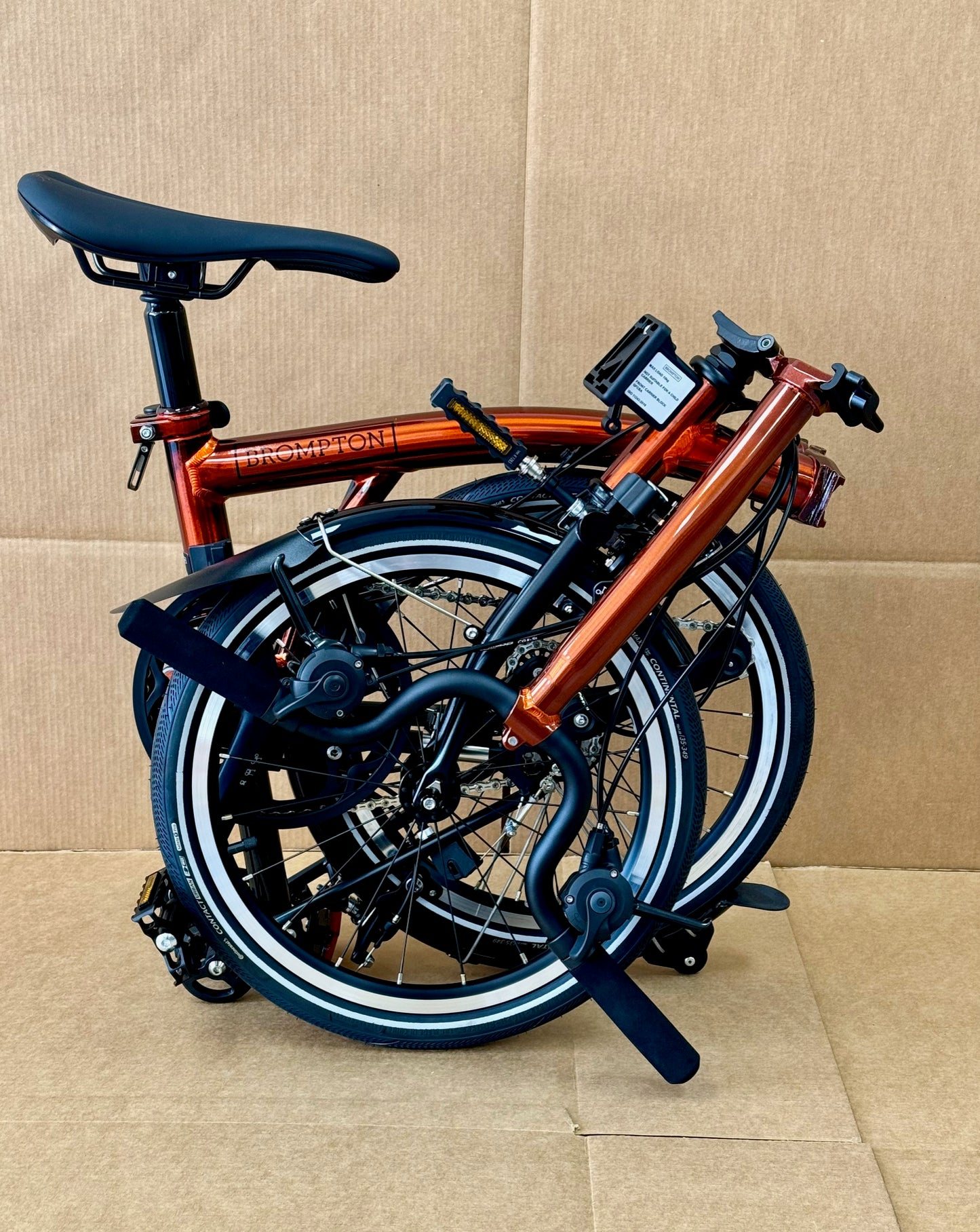 Brompton P-Line Explore 12-Speed Mid-HB Flame Lacquer (M12L)