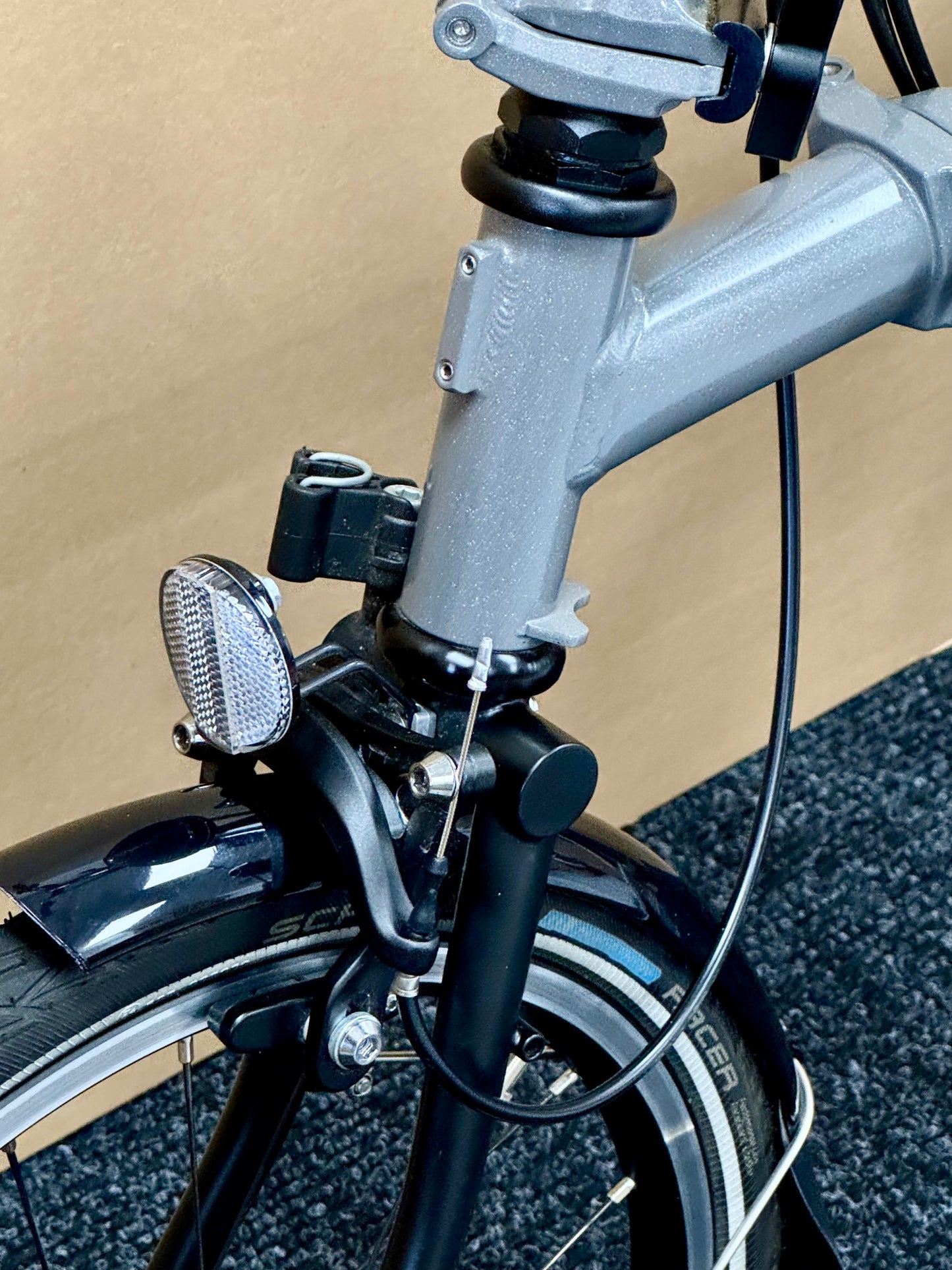Brompton Pre-Owned P Line 12-Speed Mid-HB Storm Grey Metallic