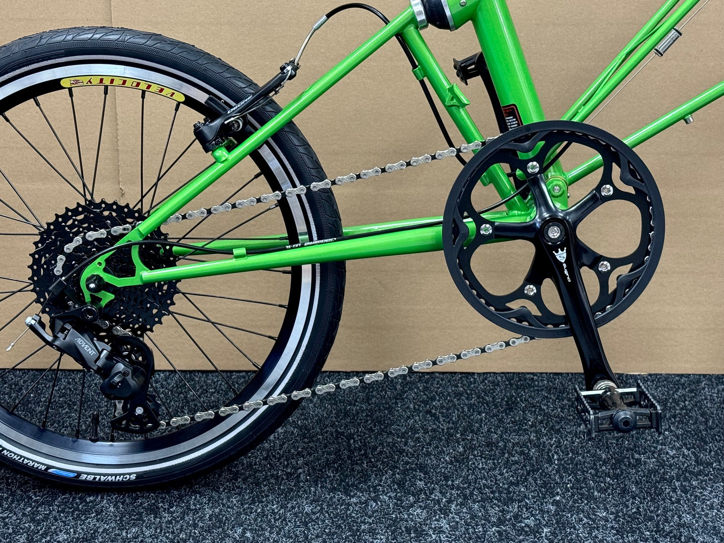 Moulton TSR Wide-Range 9-Speed Bright Green