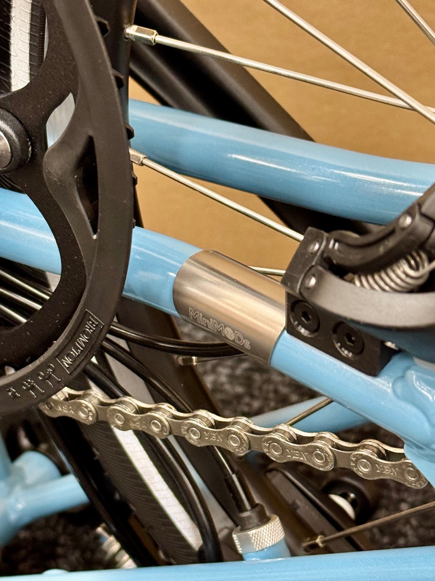 Brompton Titanium Rear Axle Frame Protector