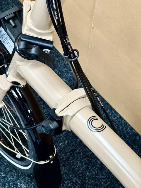 Brompton C Line 12-Speed High-HB Dune Sand w/Roller Rack