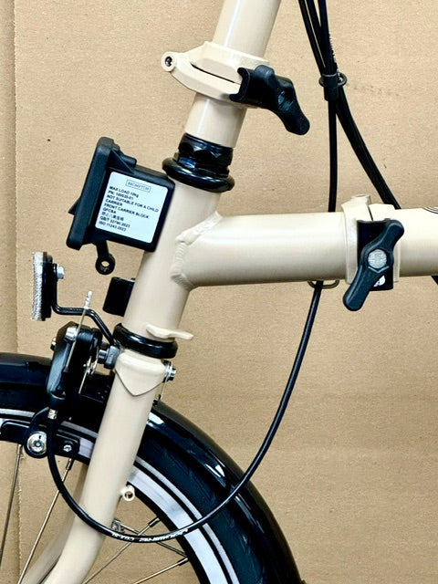 Brompton C Line 12-Speed High-HB Dune Sand w/Roller Rack