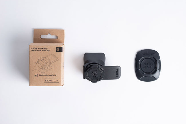 Brompton Quad Lock Phone Mount G Line with Adapter