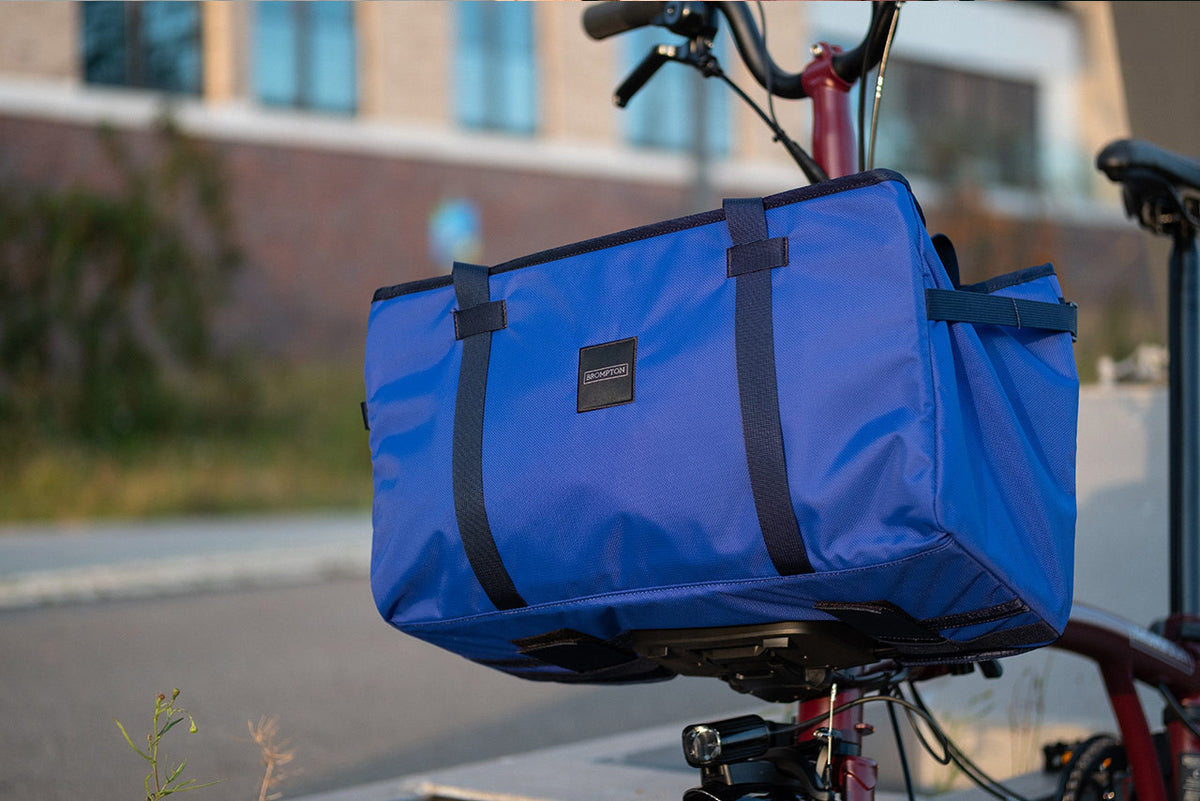 Brompton Electric Basket Bag Blue Q104125