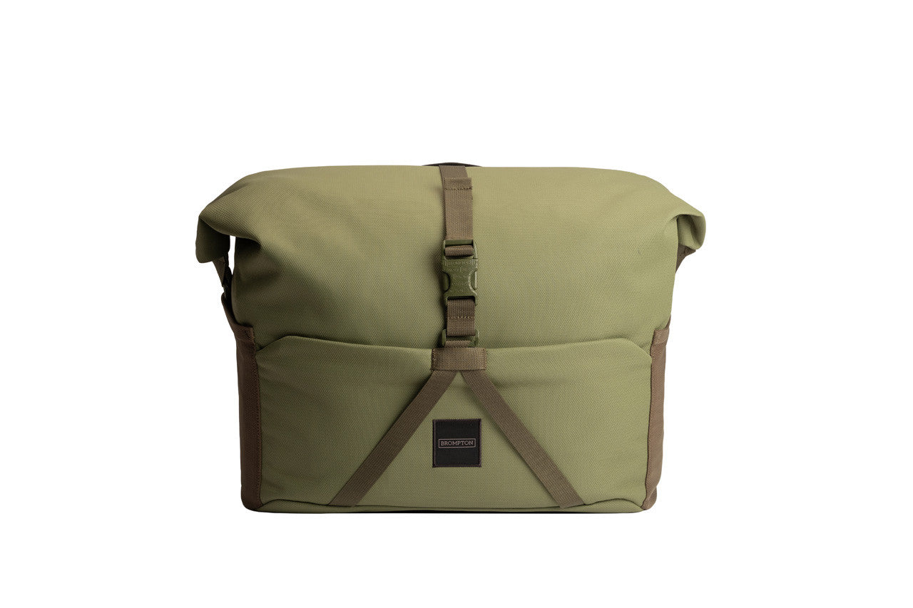 アクセサリー BROMPTON Roll Top Bag 14L Olive Green Borough Roll Top Bag Medium | Brompton USA