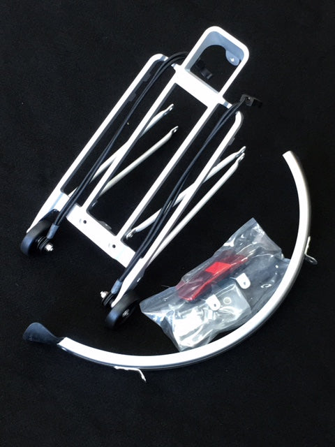 Brompton Rear Rack Complete Silver or Black C Line – PortaPedal Bike