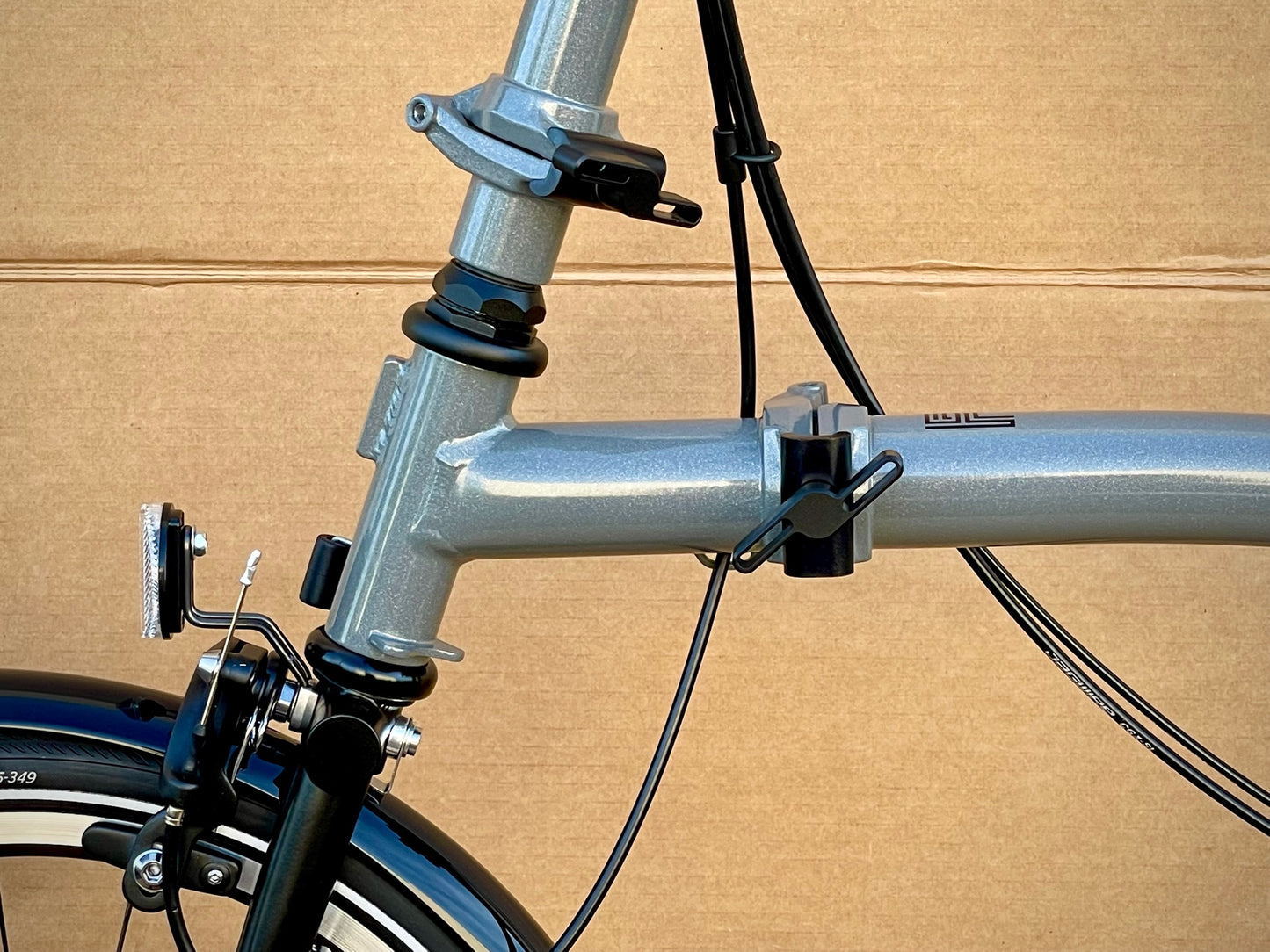 2022 Brompton Superlight P-Line Urban High-HB Metallic Grey (H4L)