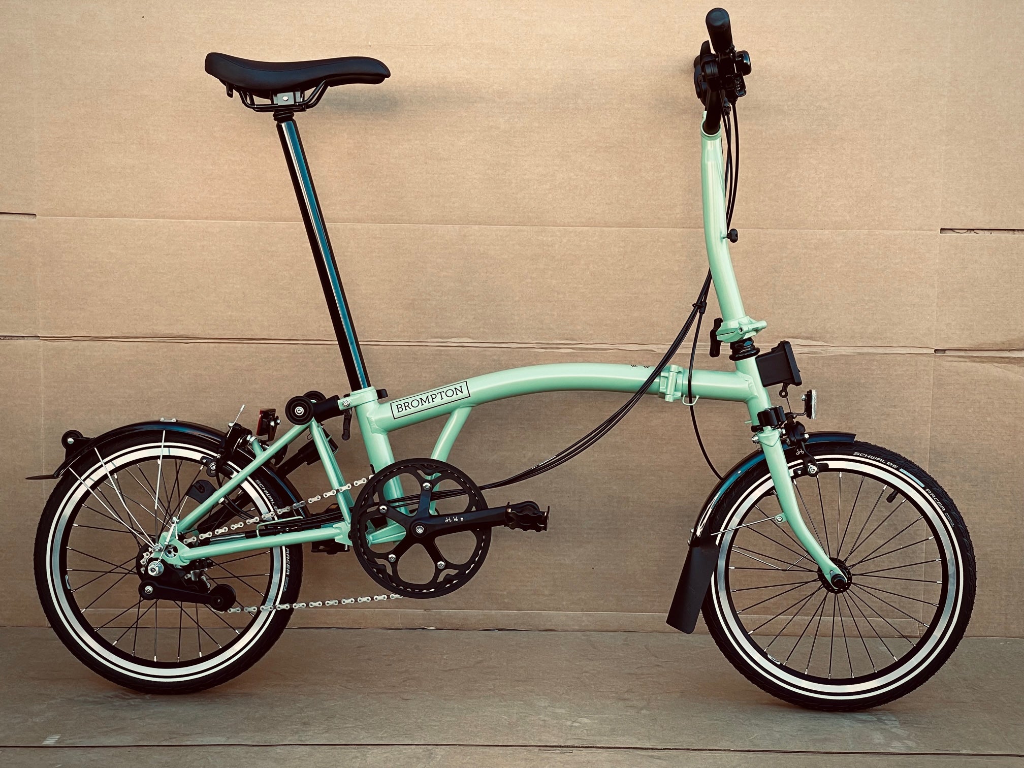 Brompton black cheap edition turkish green