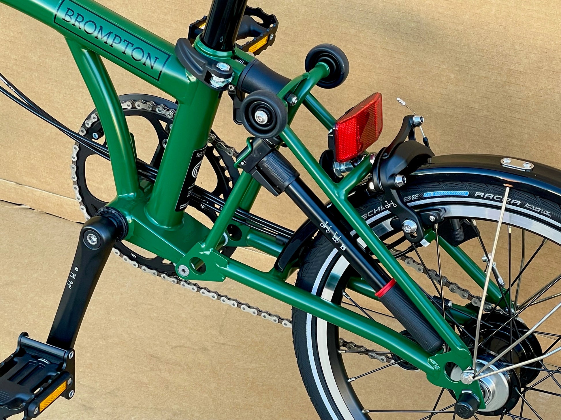 Brompton C Line 6-Speed Mid-HB Racing Green – PortaPedal Bike