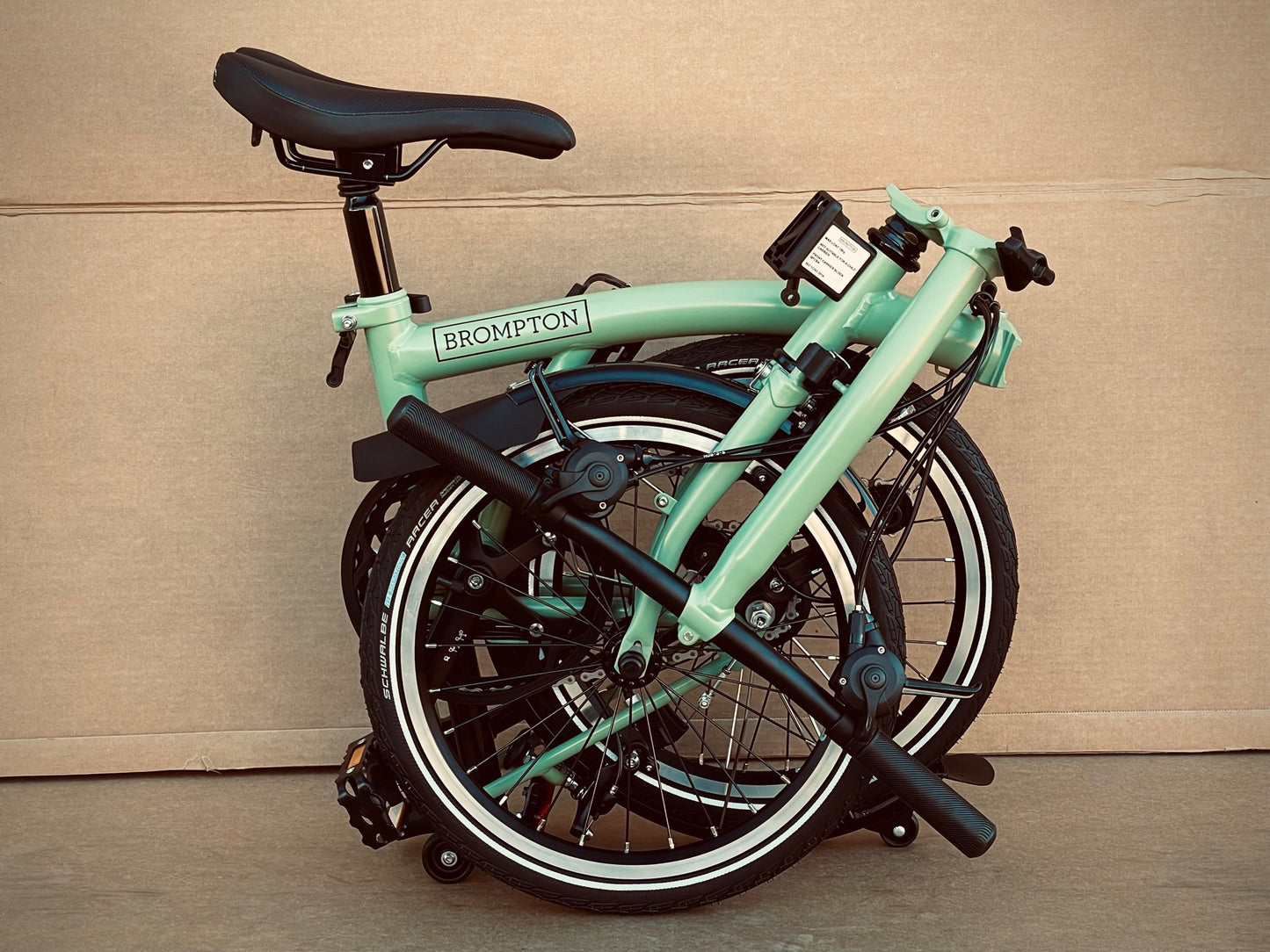 2023 Brompton C-Line Explore Low-HB Matcha Green Black Edition (S6L)