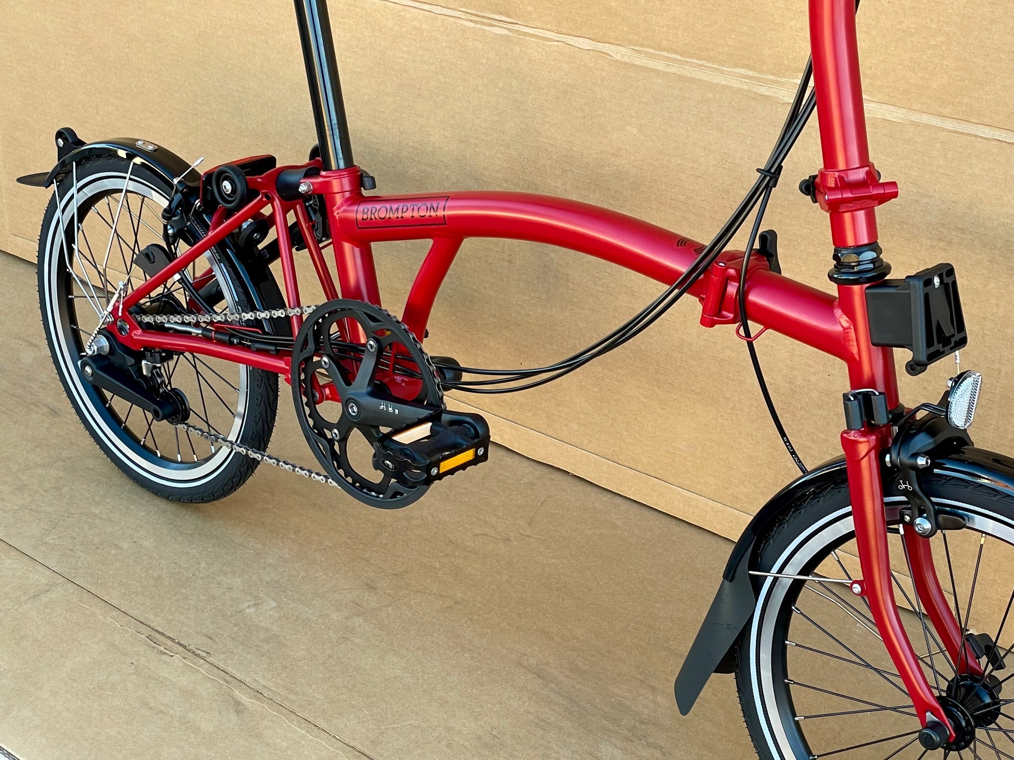 2023 Brompton C-Line Explore High-HB House Red Black Edition (H6L)